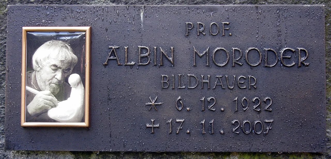 Portrait of Albin Moroder (1922–2007) – memorial page