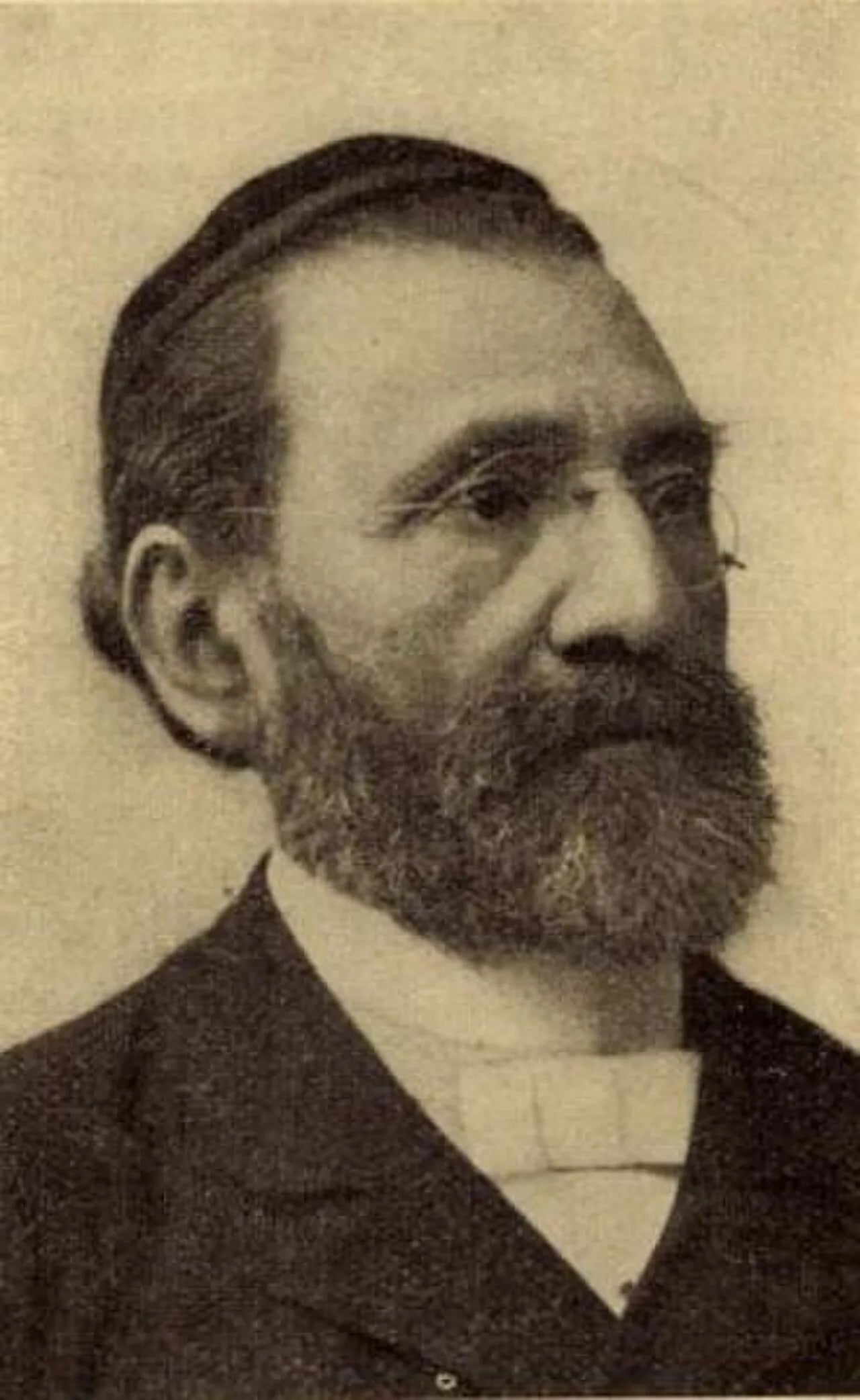 Portrait of Schnitzer Ármin (1836–1914) – memorial page