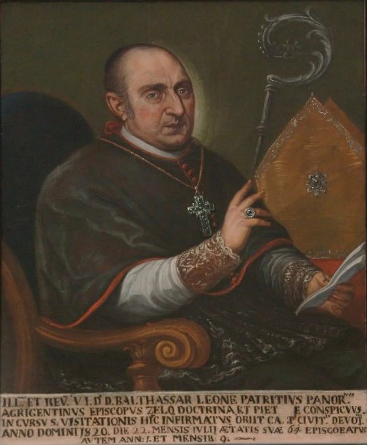 Porträt von Baldassare Leone (1756–1820) – Gedenkseite