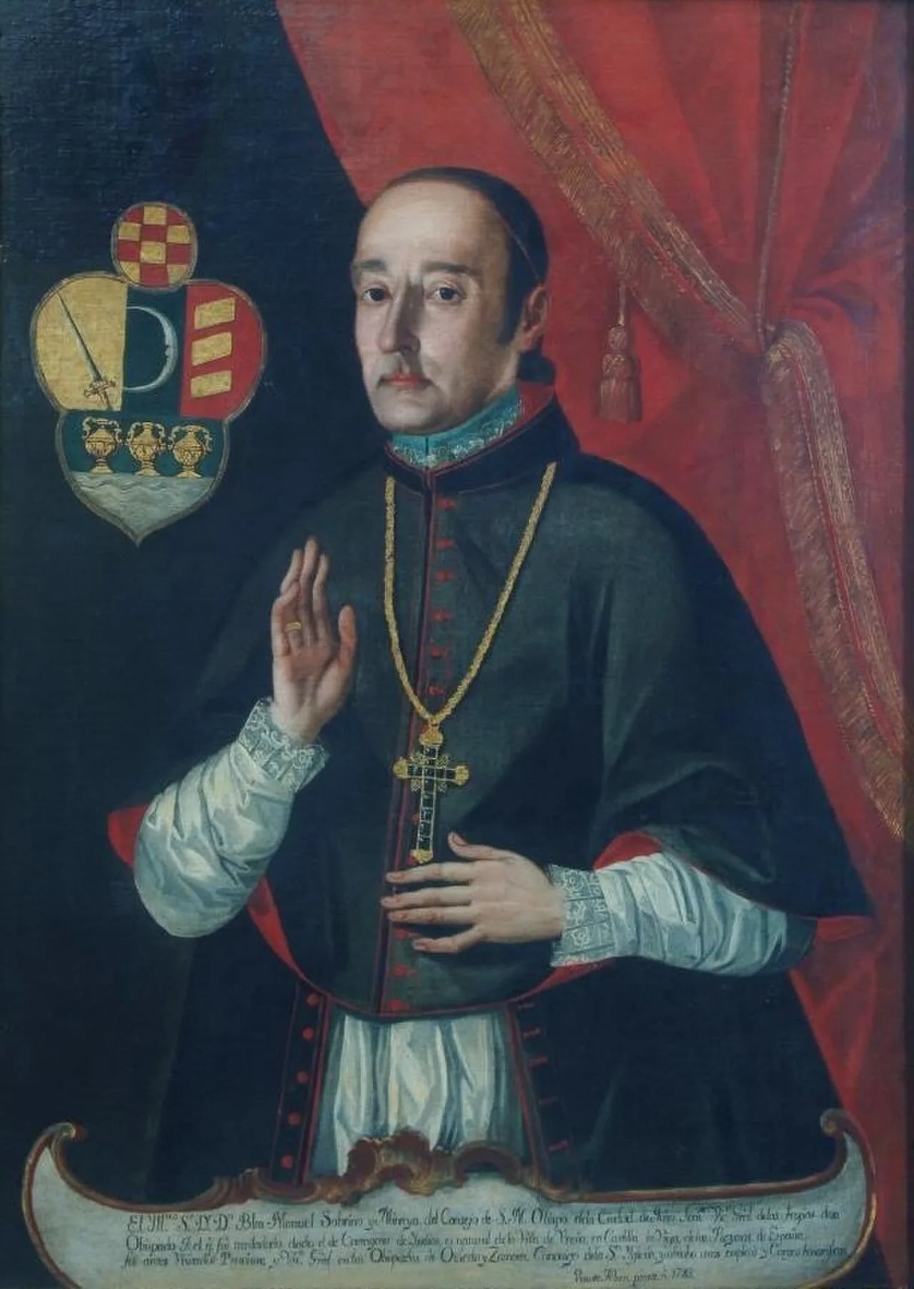 Porträt von Blas Sobrino y Minayo (1725–1796) – Gedenkseite