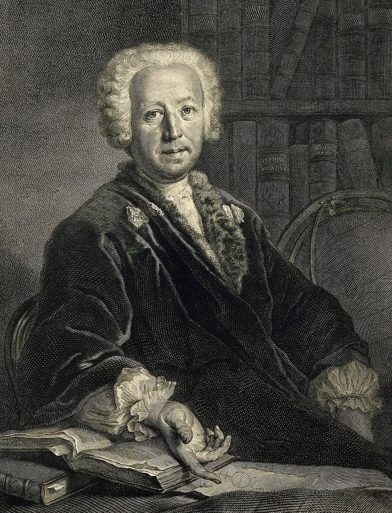 Porträt von Johann Theodor Eller (1689–1760) – Gedenkseite