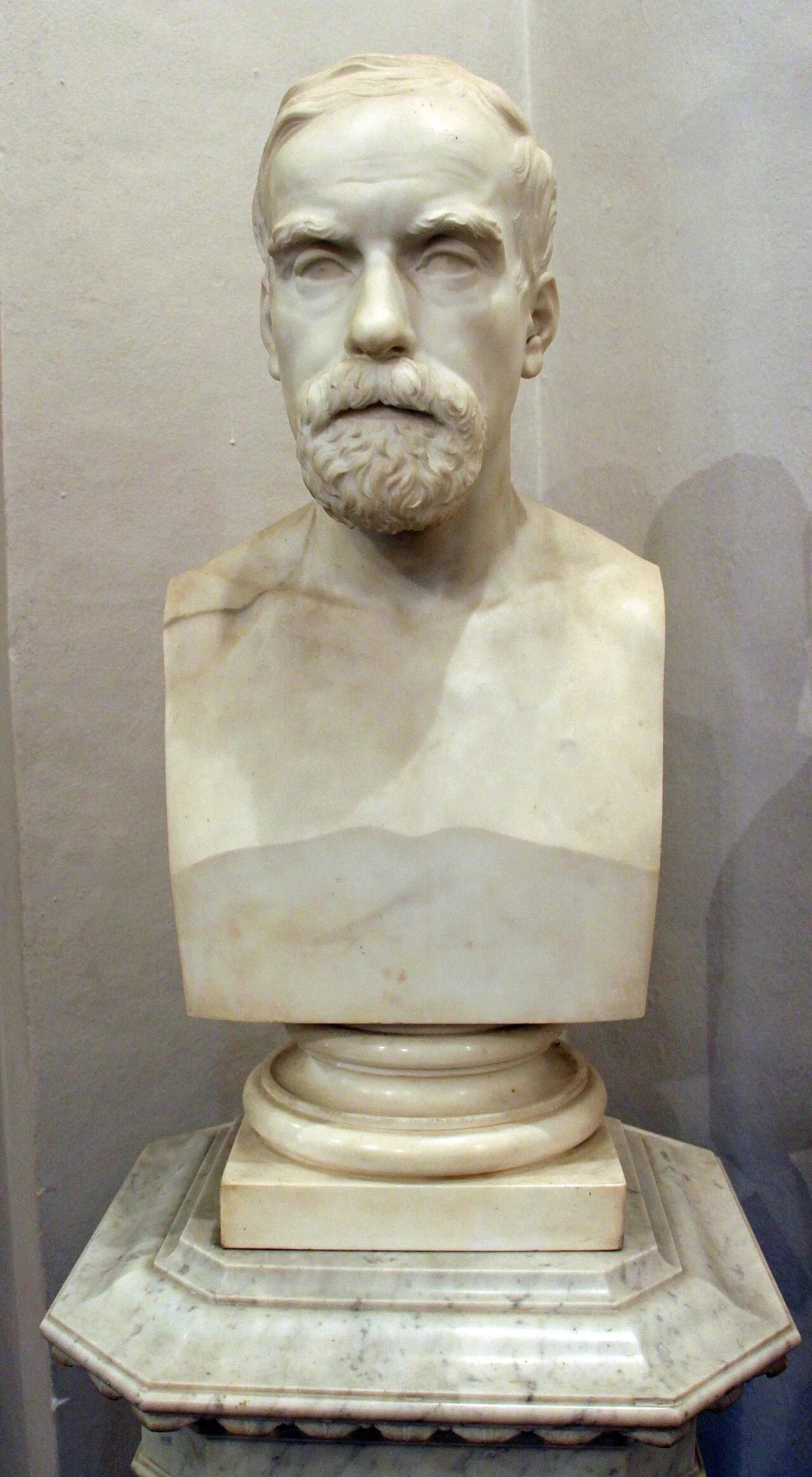 Porträt von Enea Becheroni (1819–1855) – Gedenkseite