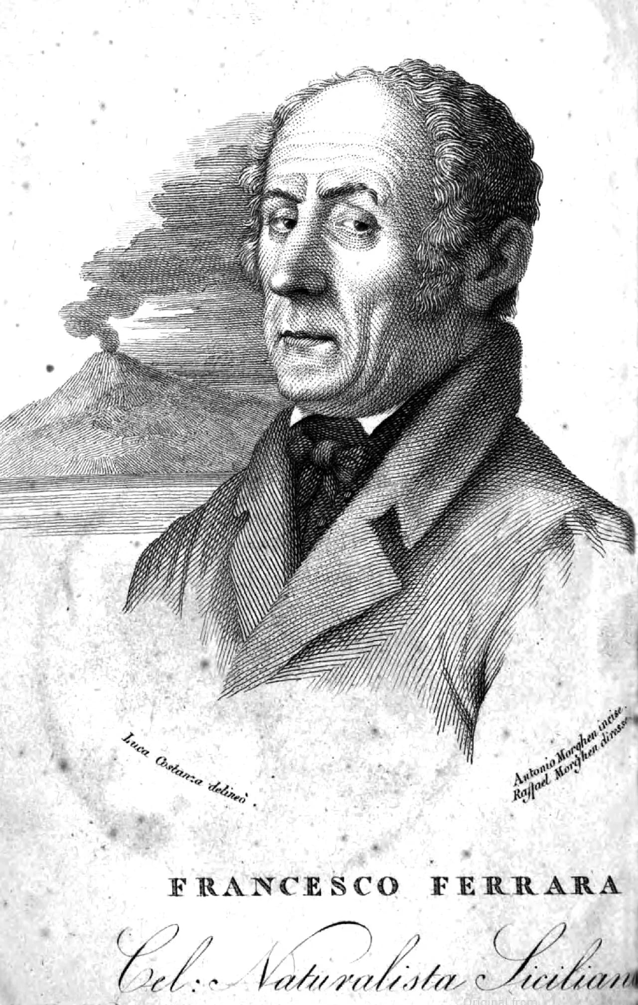 Portrait of Francesco Ferrara (1767–1850) – memorial page