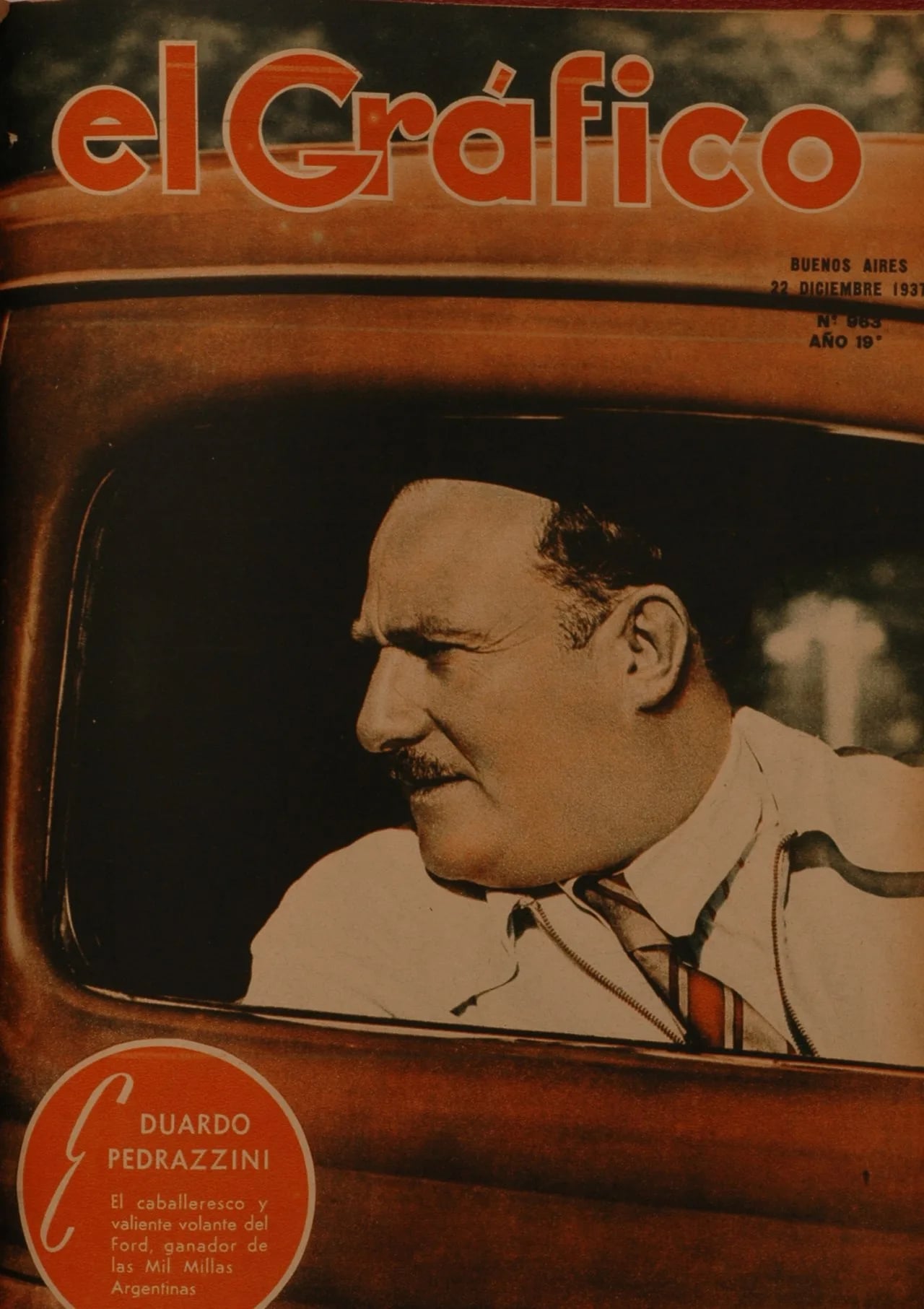 Porträt von Eduardo Pedrazzini (1894–1948) – Gedenkseite