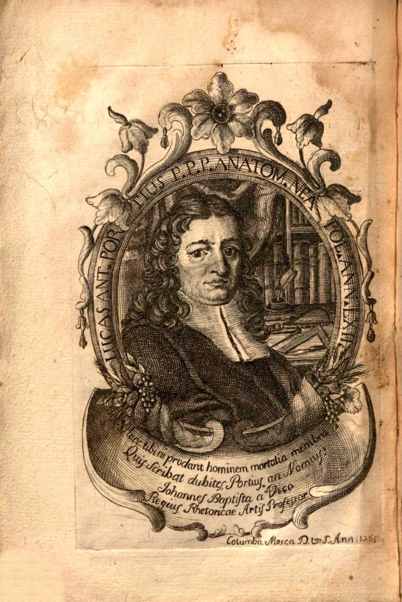 Portrait of Lucantonio Porzio (1639–1723) – memorial page