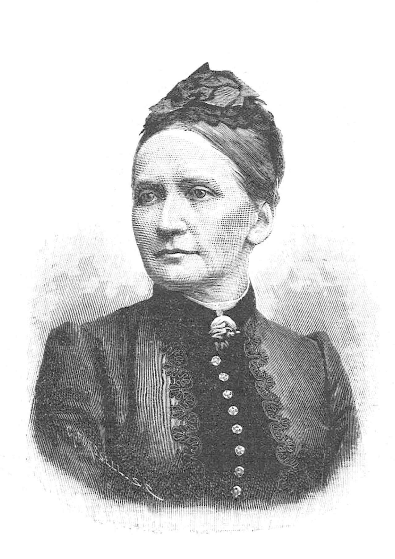 Porträt von Amy Segerstedt (1835–1928) – Gedenkseite