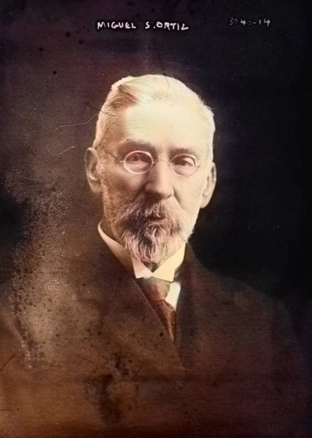 Porträt von Miguel S. Ortiz (1847–1925) – Gedenkseite