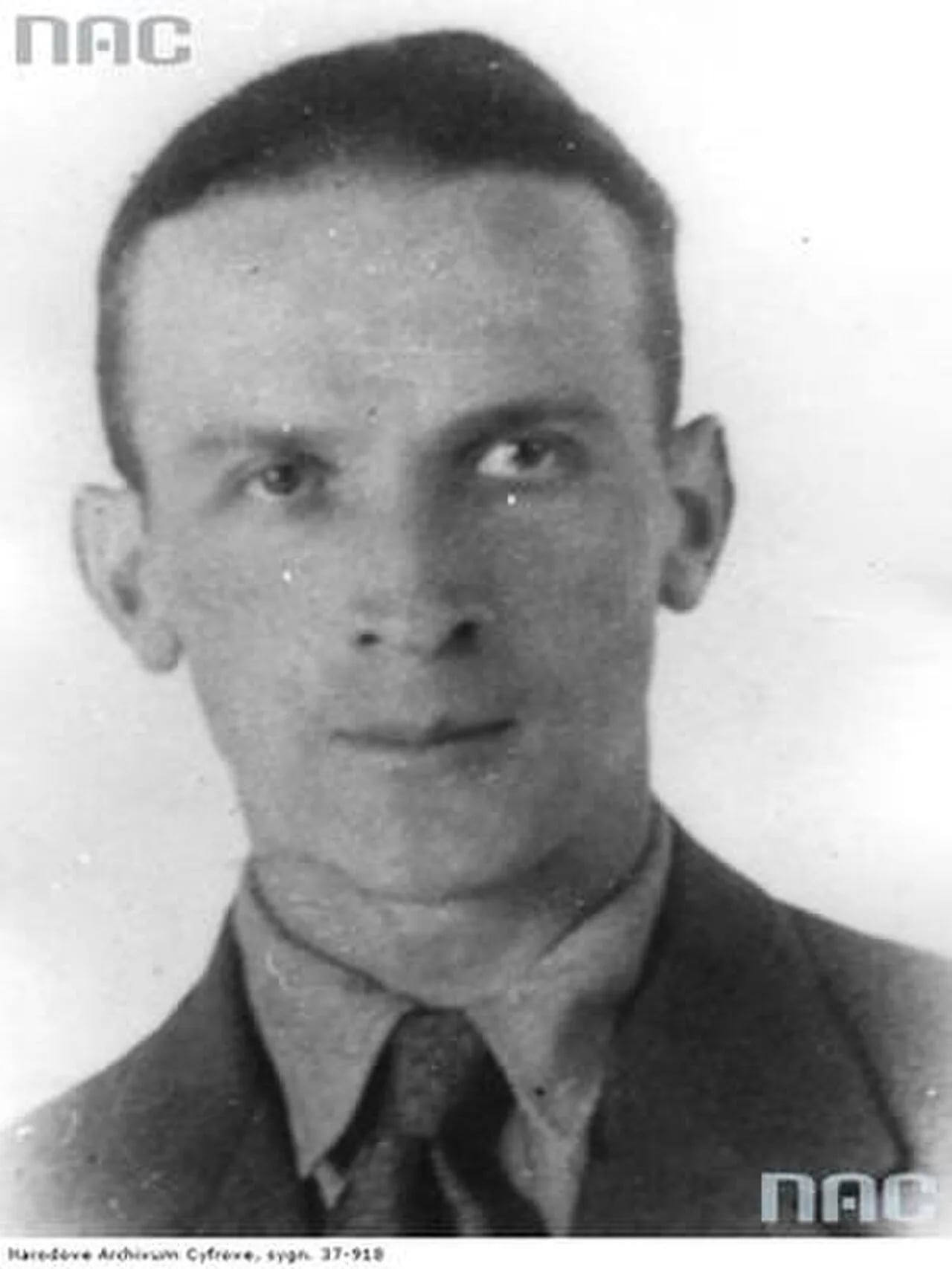 Porträt von Tadeusz Burdziński (1908–1970) – Gedenkseite