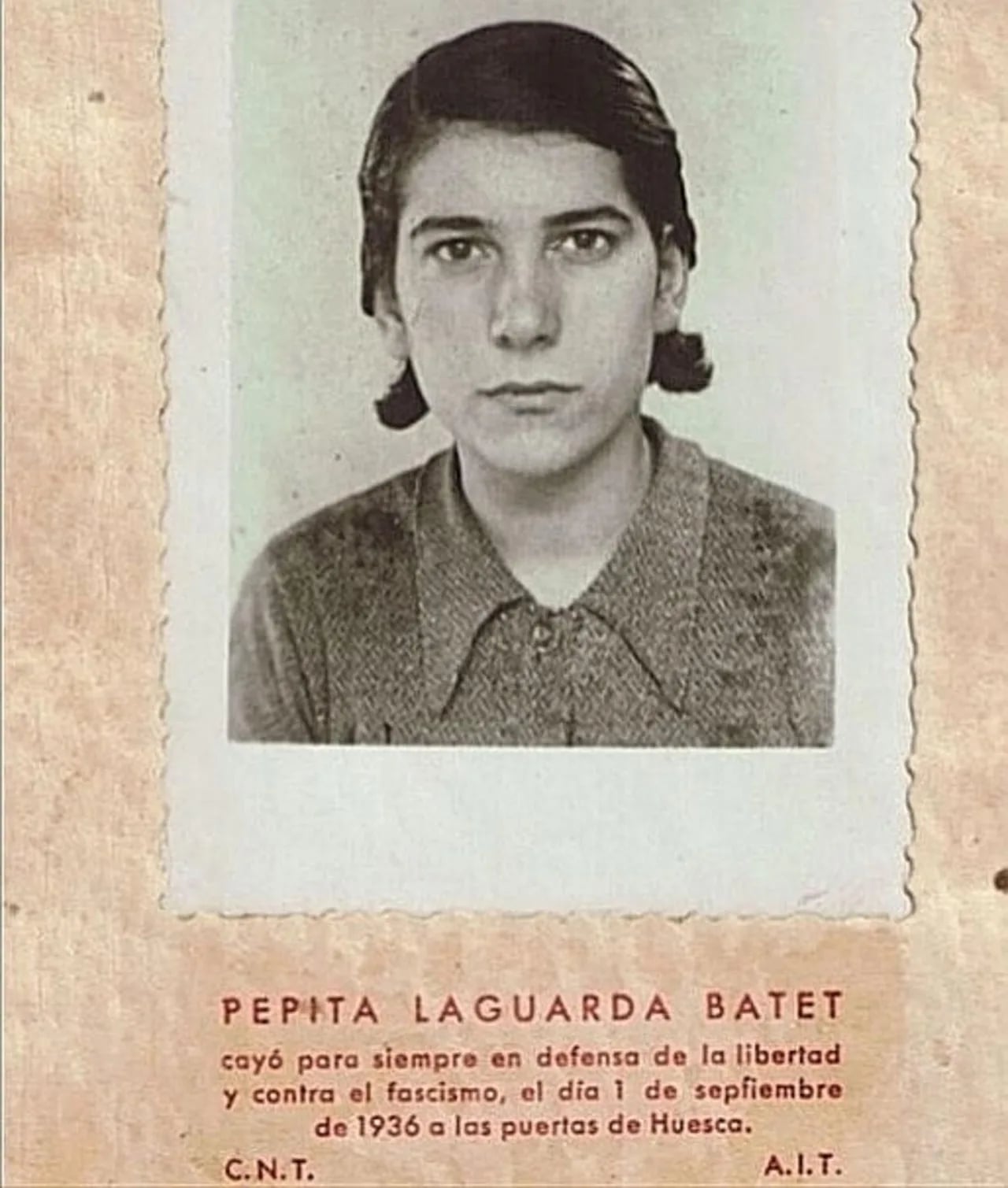Portrait of Pepita Laguarda Batet (1919–1936) – memorial page