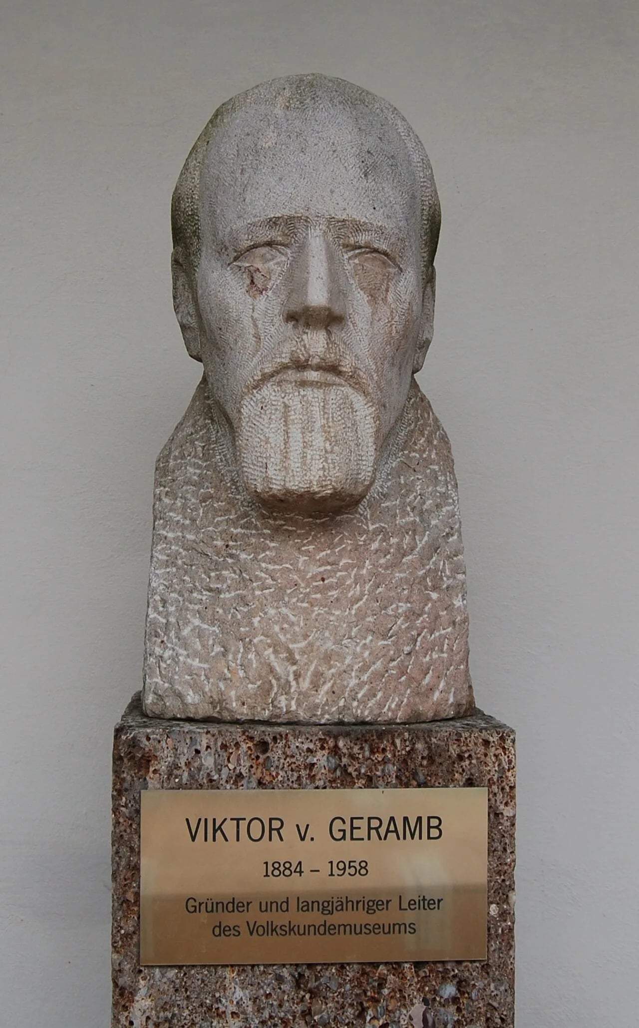 Porträt von Viktor Geramb (1884–1958) – Gedenkseite