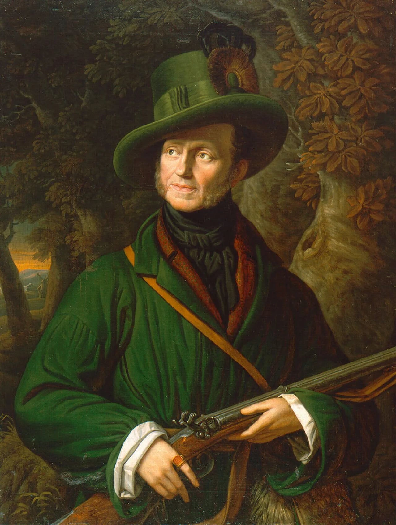 Porträt von Herzog Gustav Wilhelm von Mecklemburg-Schwerin (1781–1851) – Gedenkseite