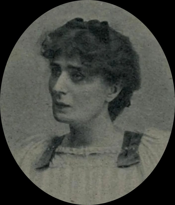 Porträt von Jeanne Charles Normand (1849–1942) – Gedenkseite