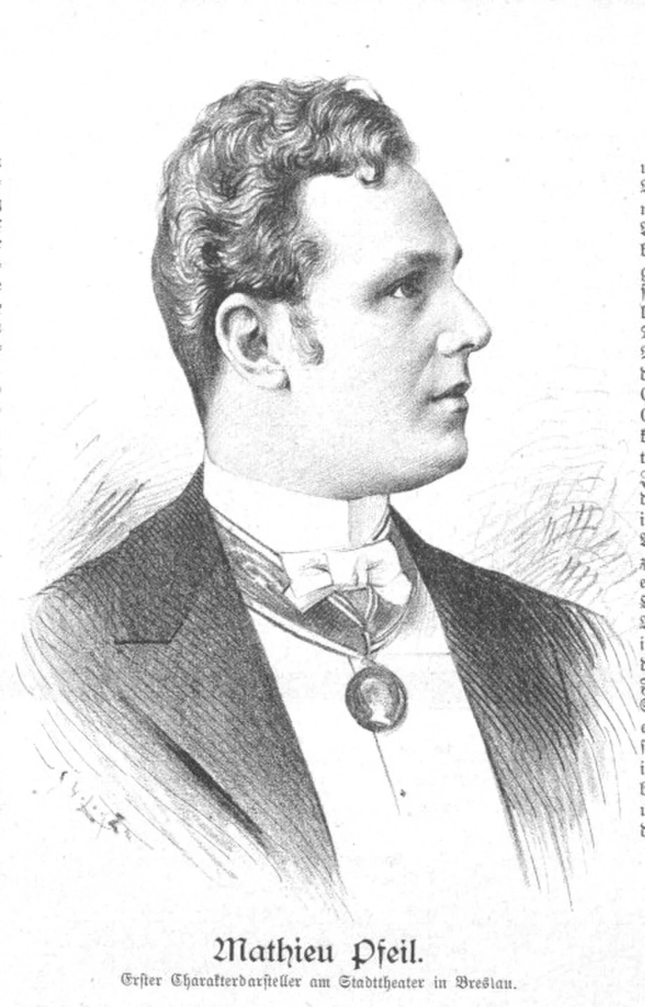 Porträt von Mathieu Pfeil (1862–1939) – Gedenkseite