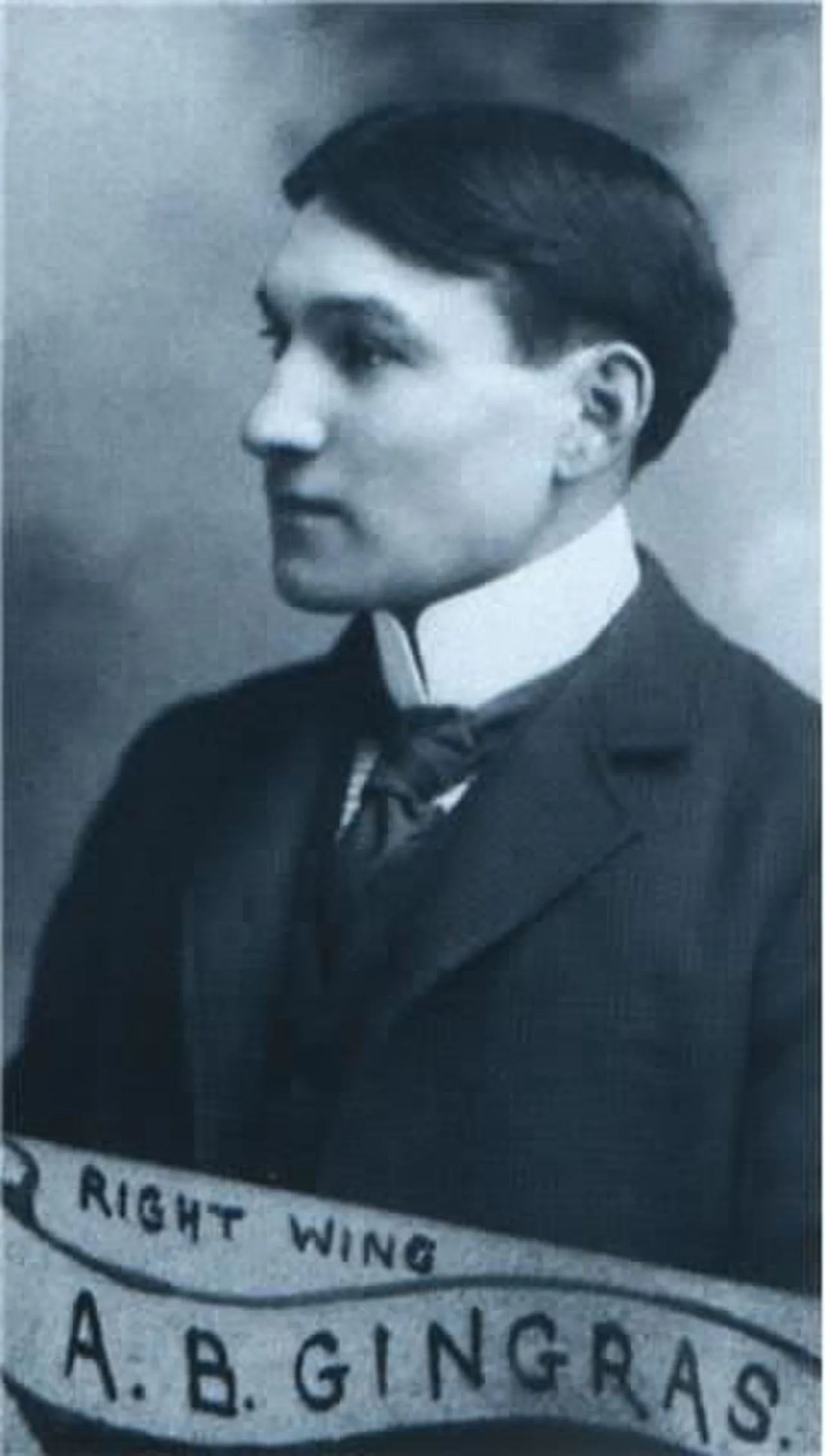 Porträt von Tony Gingras (1876–1937) – Gedenkseite