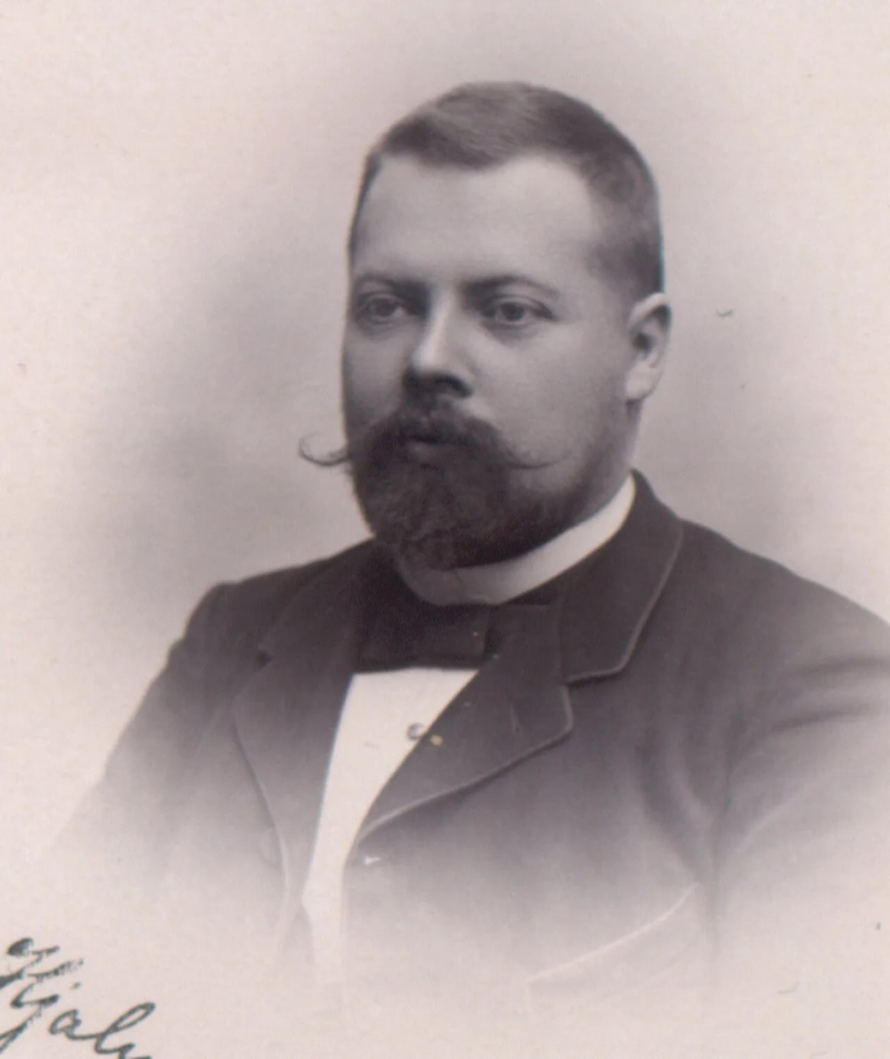 Porträt von Hjalmar Jansson (1863–1928) – Gedenkseite