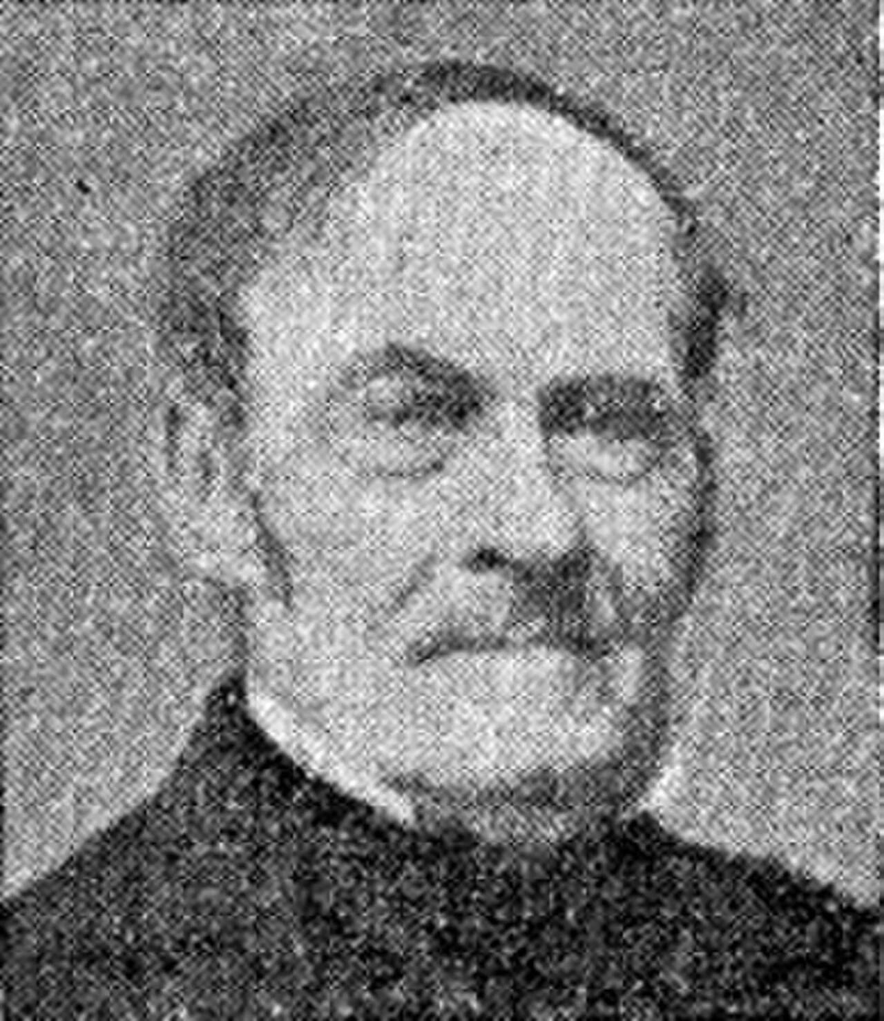 Porträt von Johan Peter Krok (1791–1868) – Gedenkseite