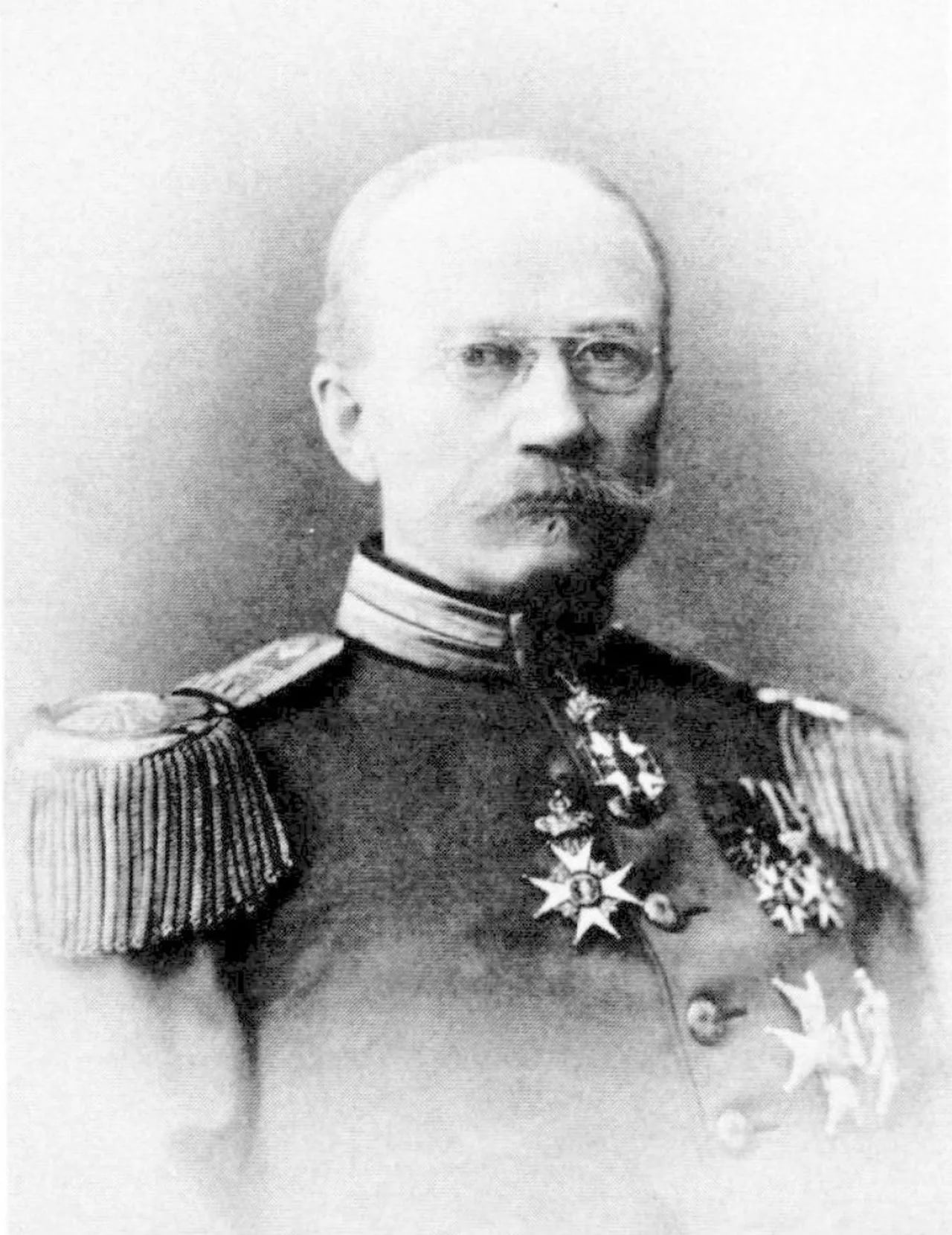 Porträt von Ludvig Munthe (1849–1937) – Gedenkseite