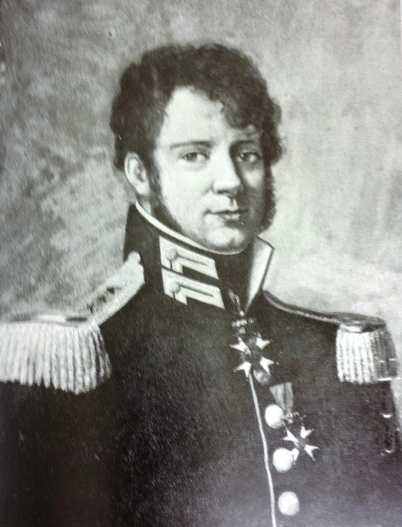 Porträt von Carl Eric Skjöldebrand (1780–1817) – Gedenkseite