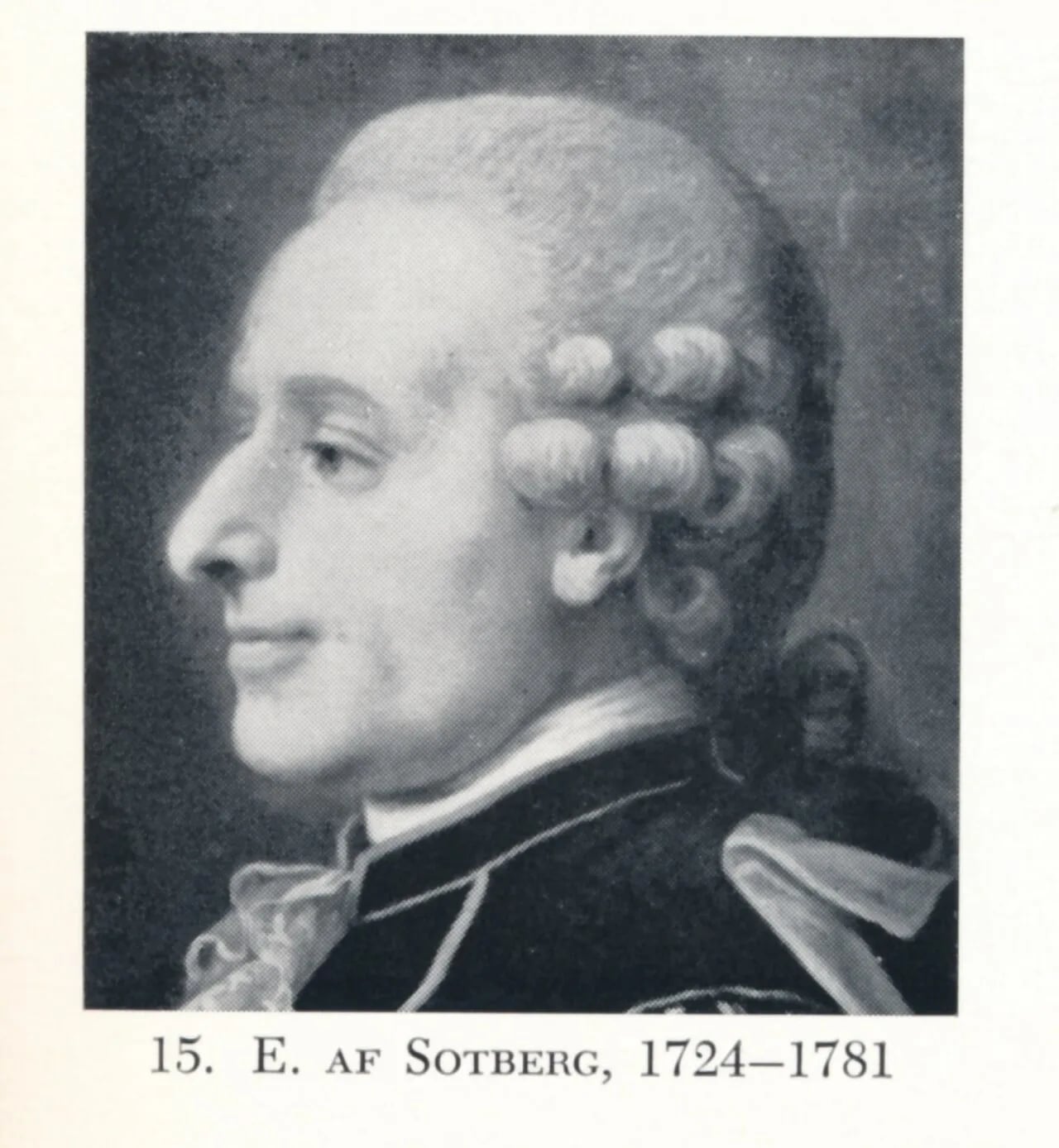 Porträt von Erik af Sotberg (1724–1781) – Gedenkseite