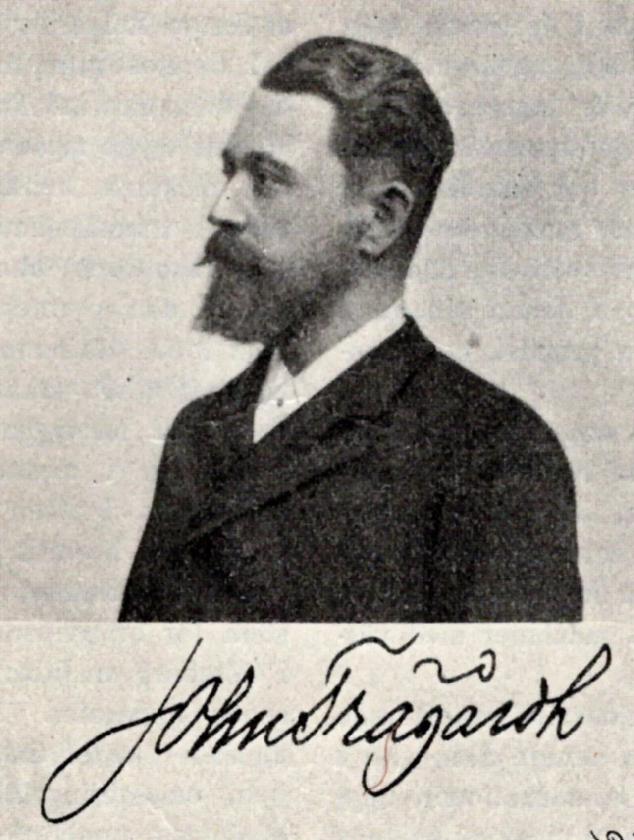 Porträt von John Trägårdh (1850–1928) – Gedenkseite