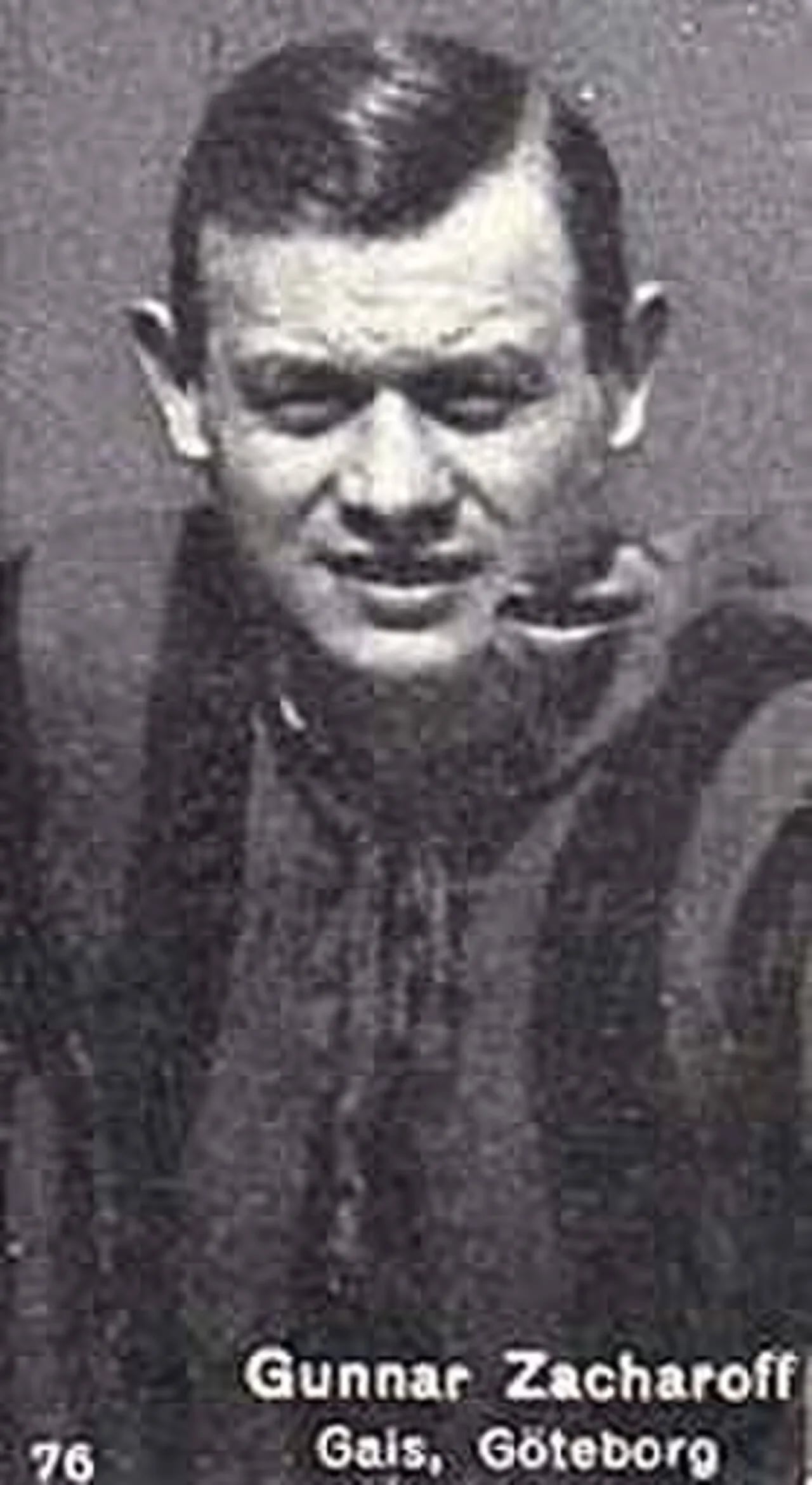 Porträt von Gunnar Zacharoff (1902–1957) – Gedenkseite