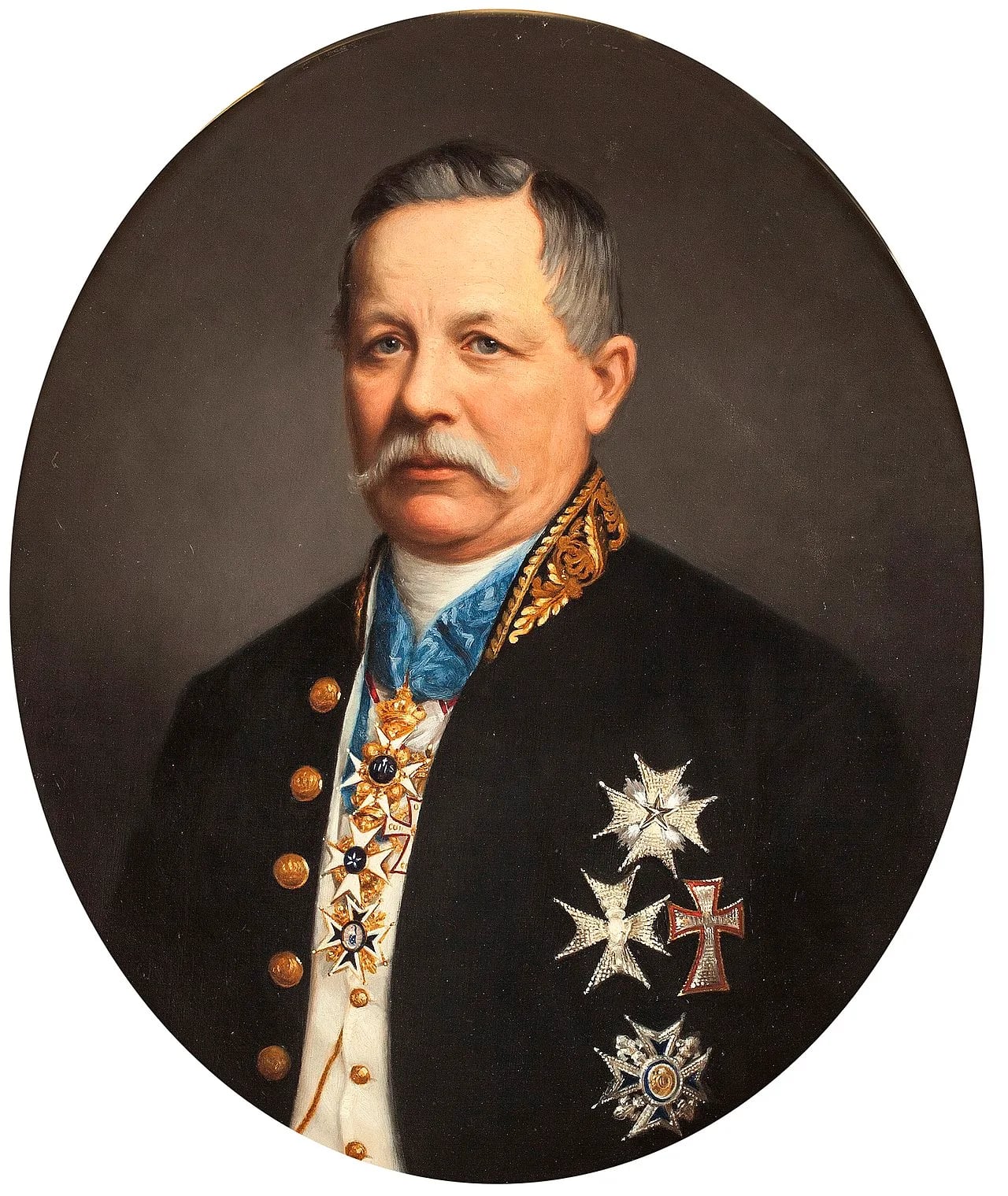 Porträt von Knut Åkerhielm (1813–1895) – Gedenkseite