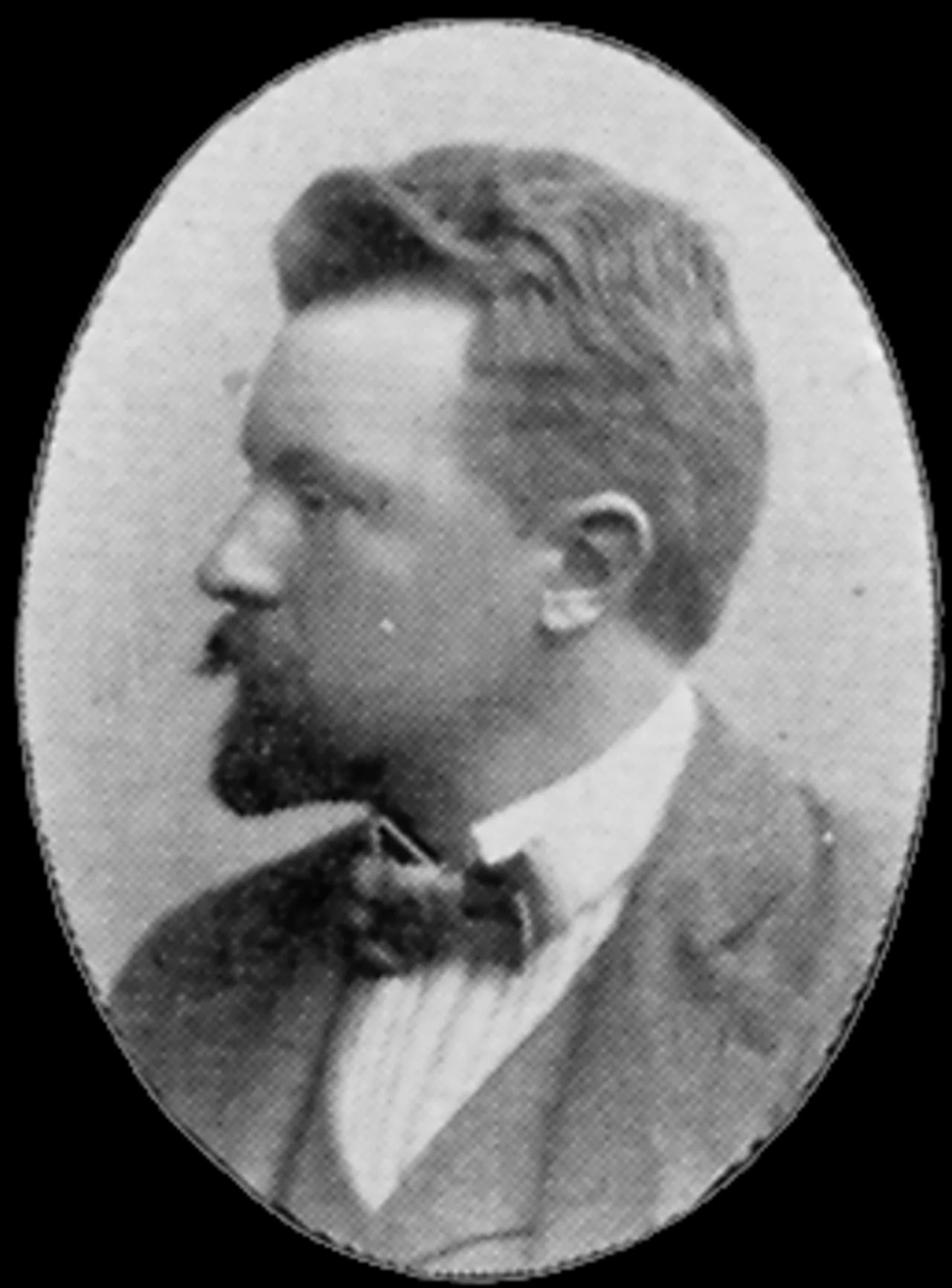 Porträt von Elis Aslund (1872–1956) – Gedenkseite