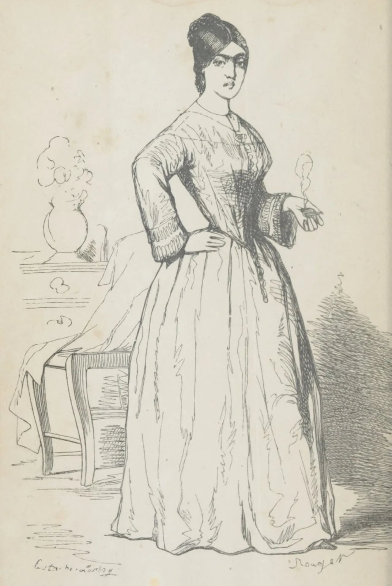 Porträt von La reine Pomaré (1825–1847) – Gedenkseite