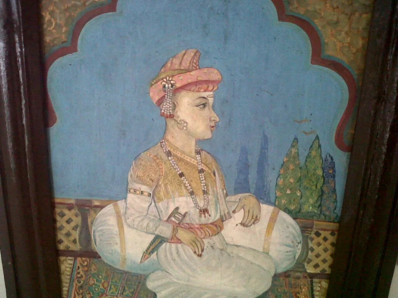 Porträt von Vishwasrao (1741–1761) – Gedenkseite