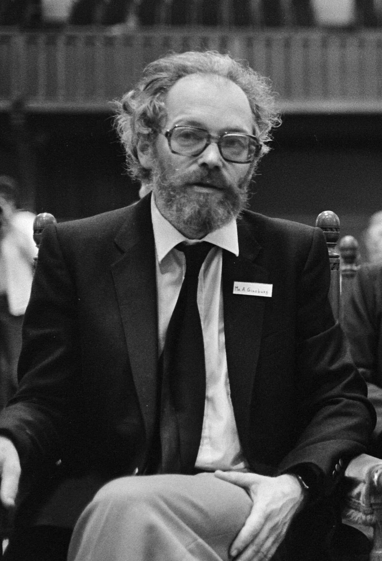 Portrait of Alexander Iljitsch Ginsburg (1936–2002) – memorial page