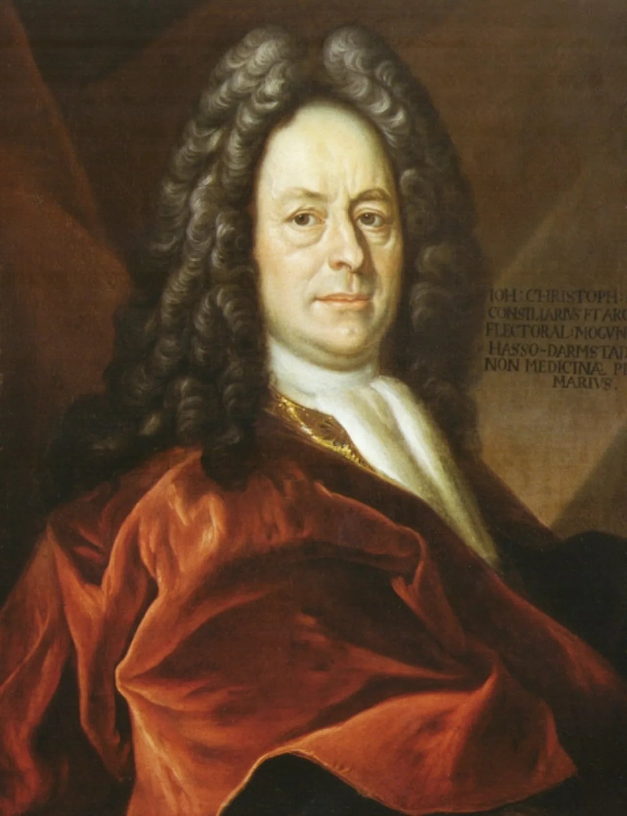 Porträt von Johann Christoph Hert (1649–1731) – Gedenkseite