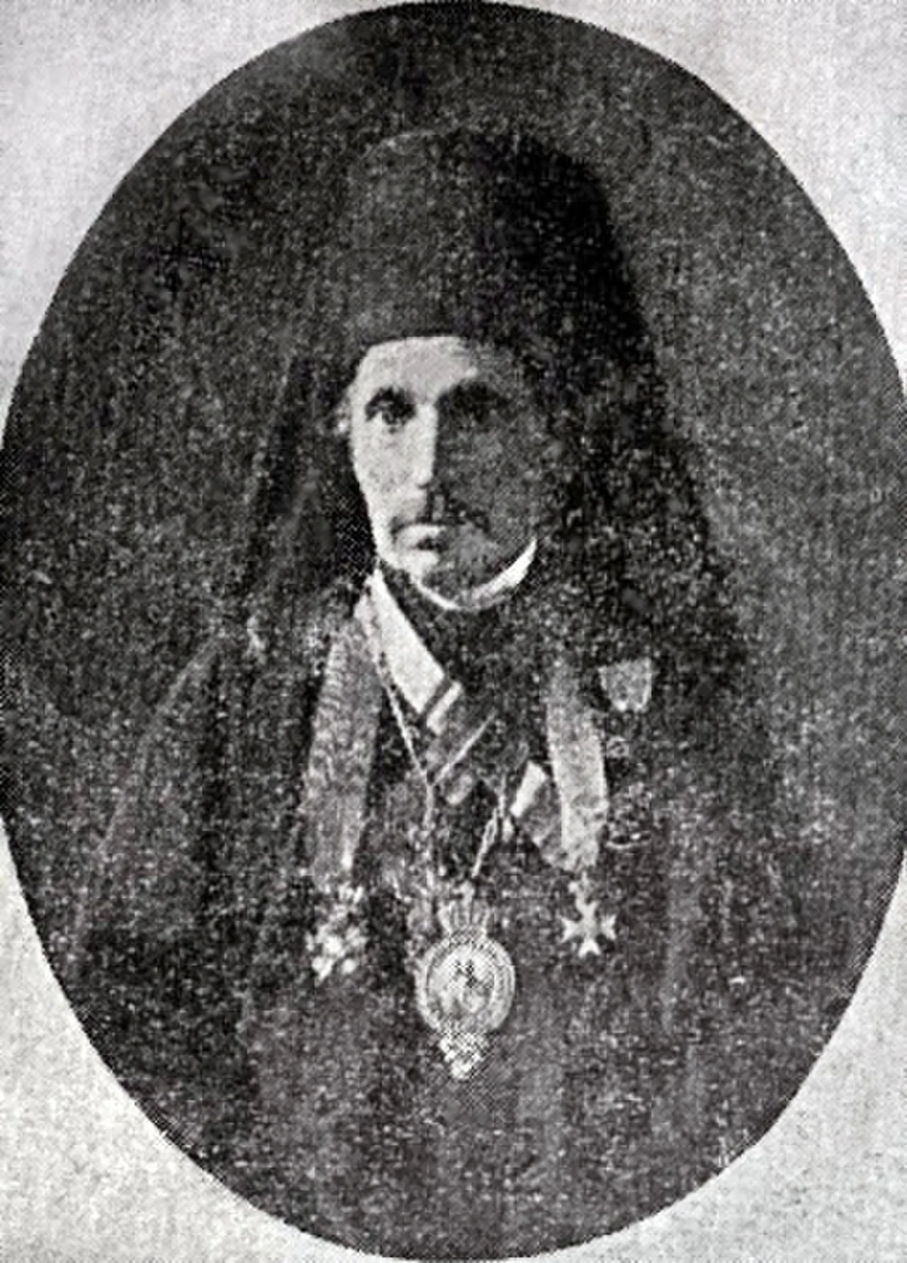 Porträt von Metropolitan of Pentapolis Nile (1809–1887) – Gedenkseite