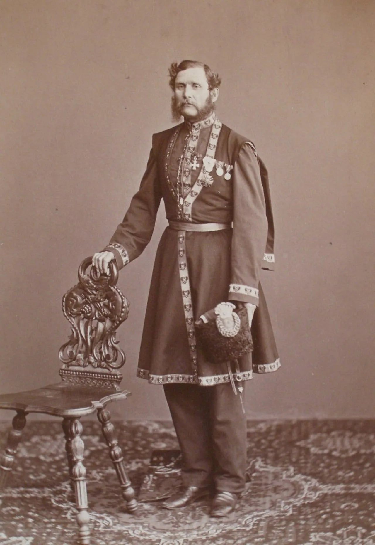 Porträt von Tikhon Egorovich Sidorov (1826–1888) – Gedenkseite