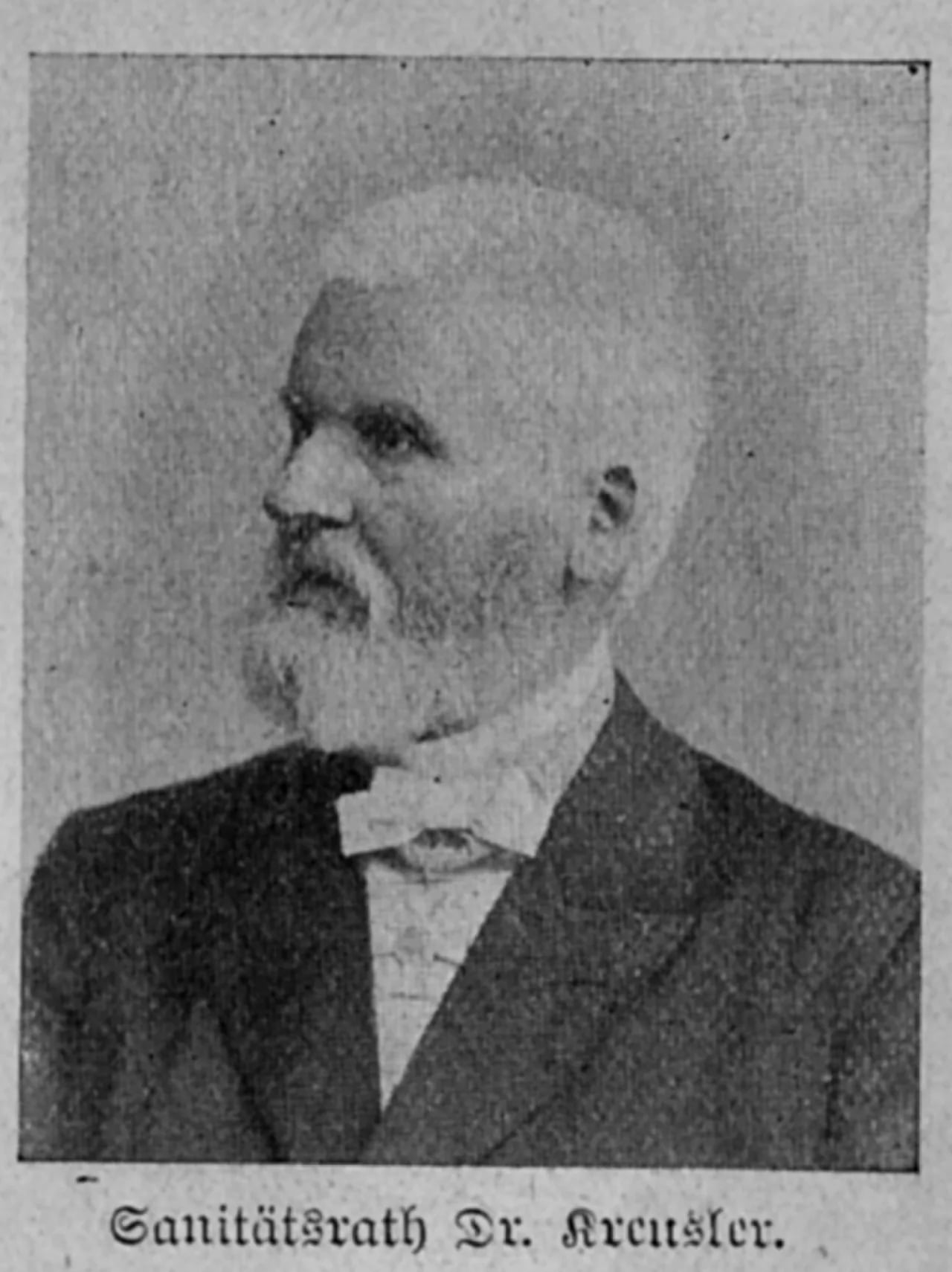 Porträt von Wolrad Kreusler (1816–1901) – Gedenkseite