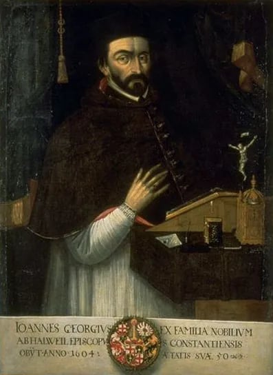 Porträt von Johann Georg von Hallwyl (1555–1604) – Gedenkseite