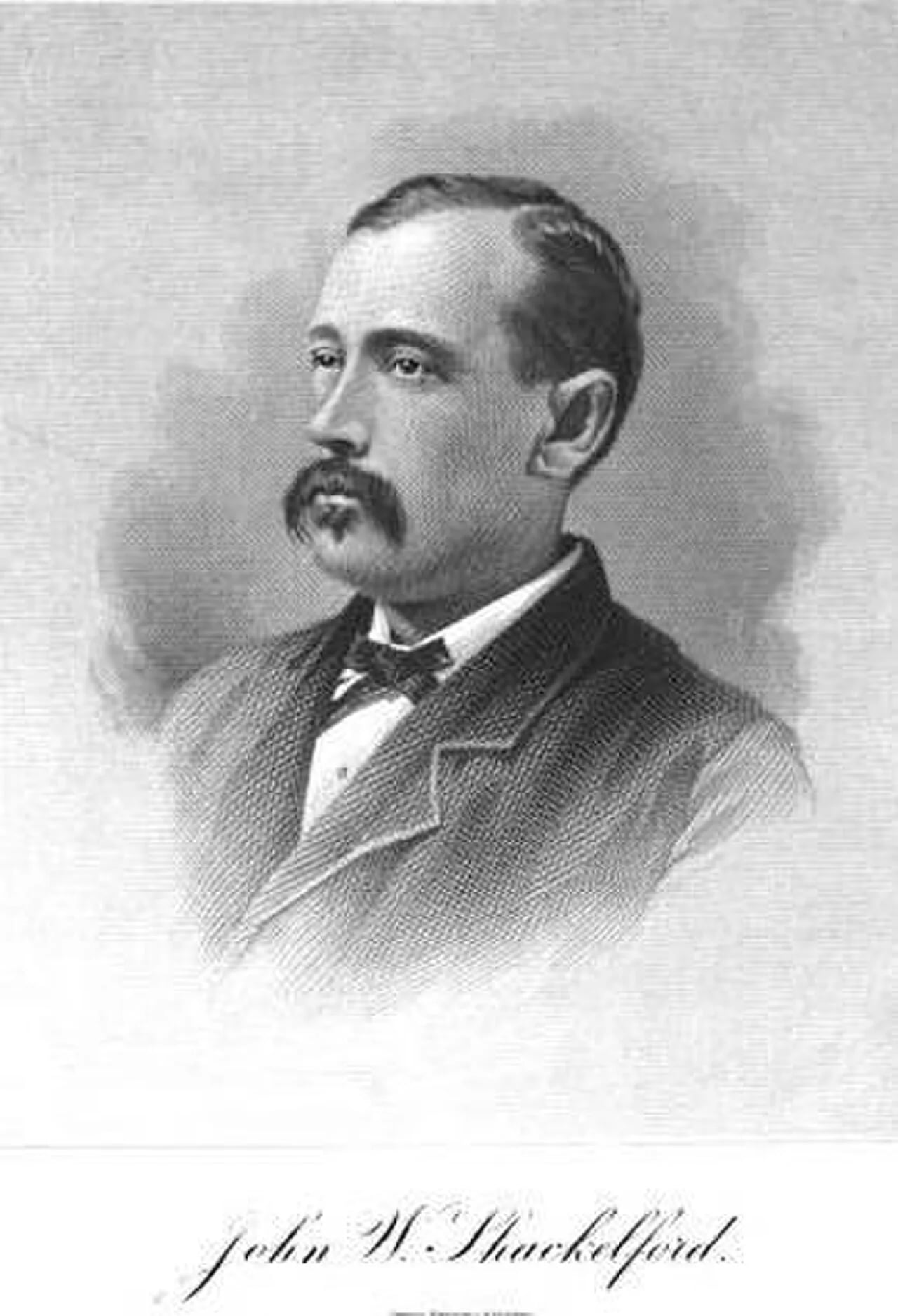 Portrait of John Williams Shackelford (1844–1883) – memorial page