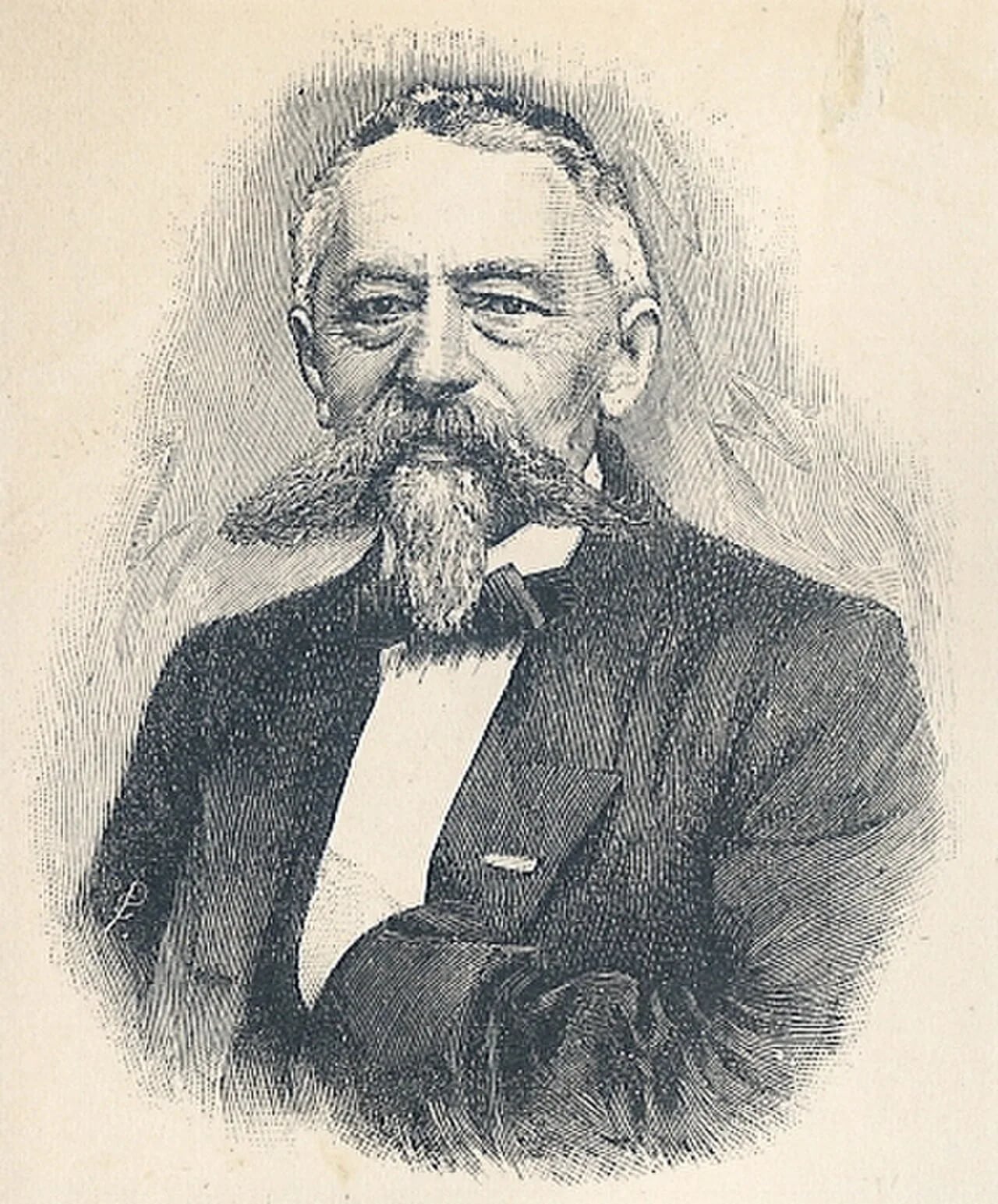Porträt von Niels Simonsen (1807–1885) – Gedenkseite