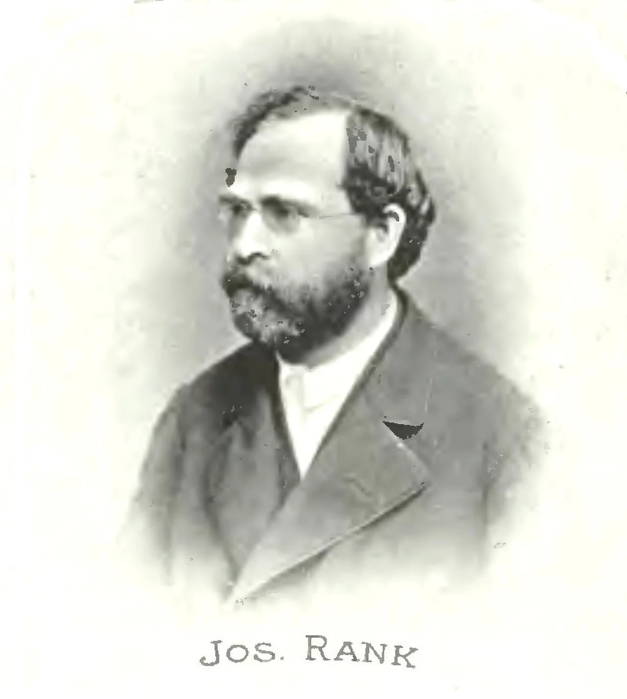 Porträt von Joseph Rank (1833–1912) – Gedenkseite