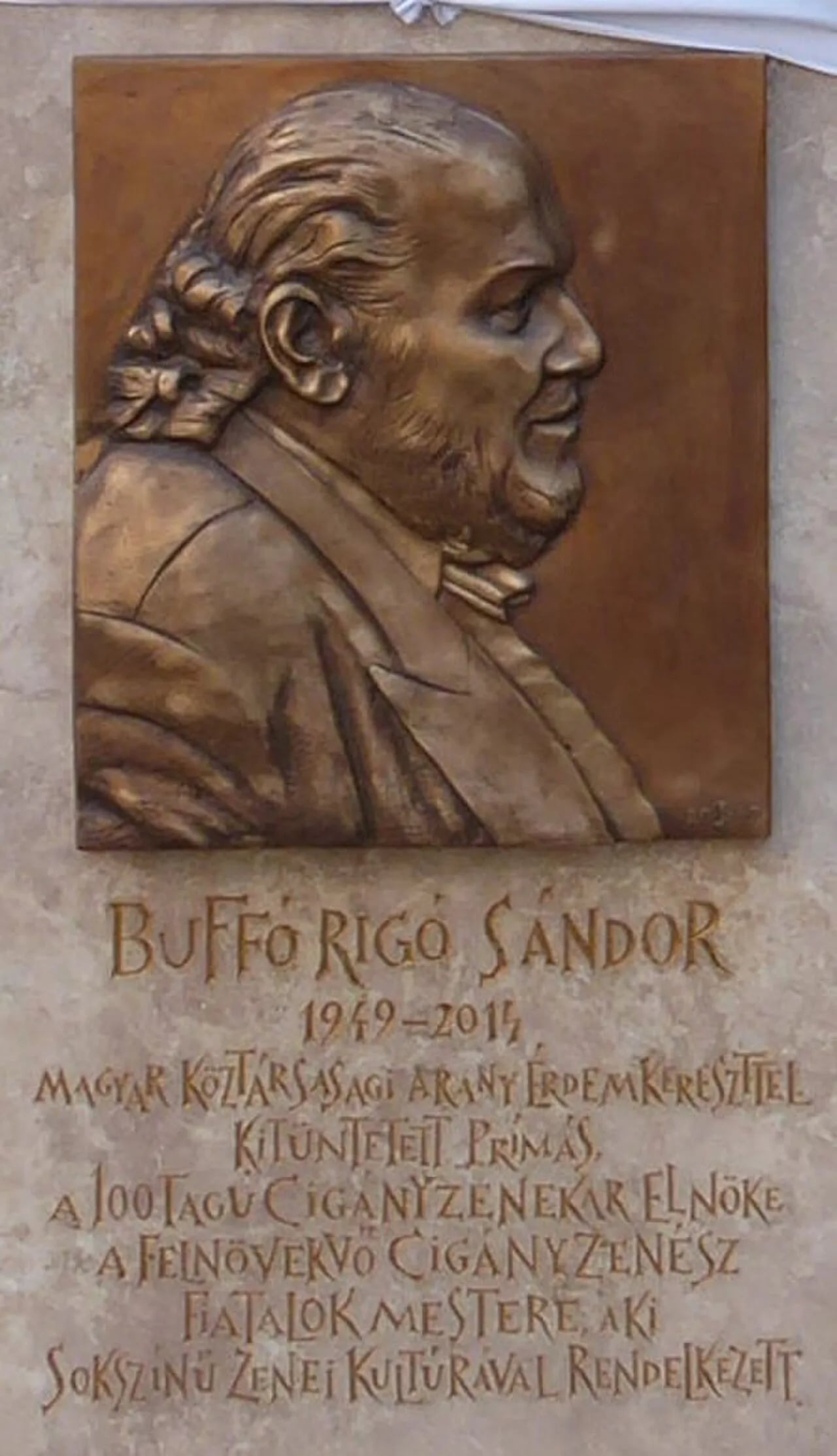 Portrait of Sándor Buffó Rigó (1949–2014) – memorial page