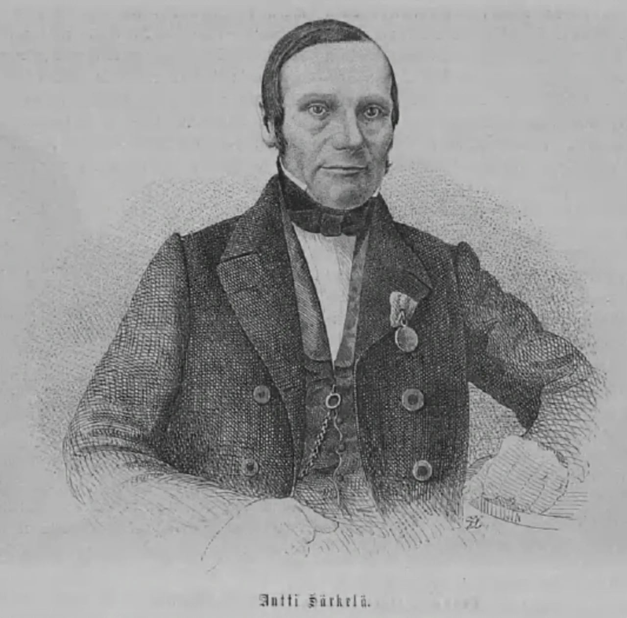 Porträt von Antti Särkelä (1804–1873) – Gedenkseite