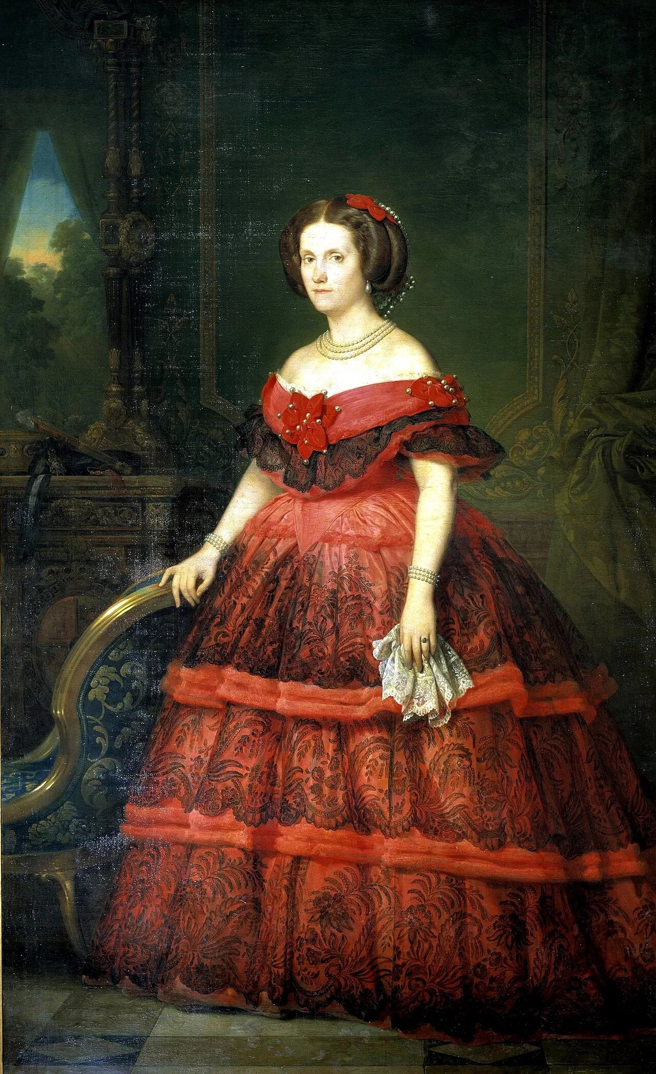 Porträt von Isabel von Spanien (1821–1897) – Gedenkseite