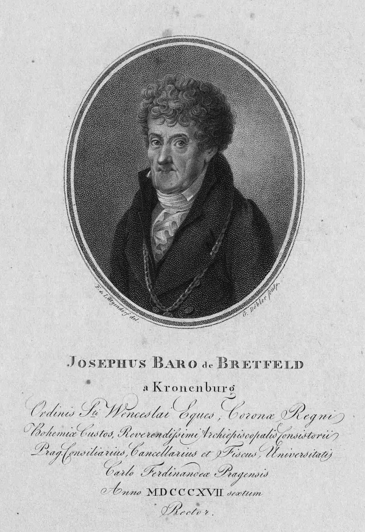 Portrait of Joseph von Bretfeld (1729–1809) – memorial page