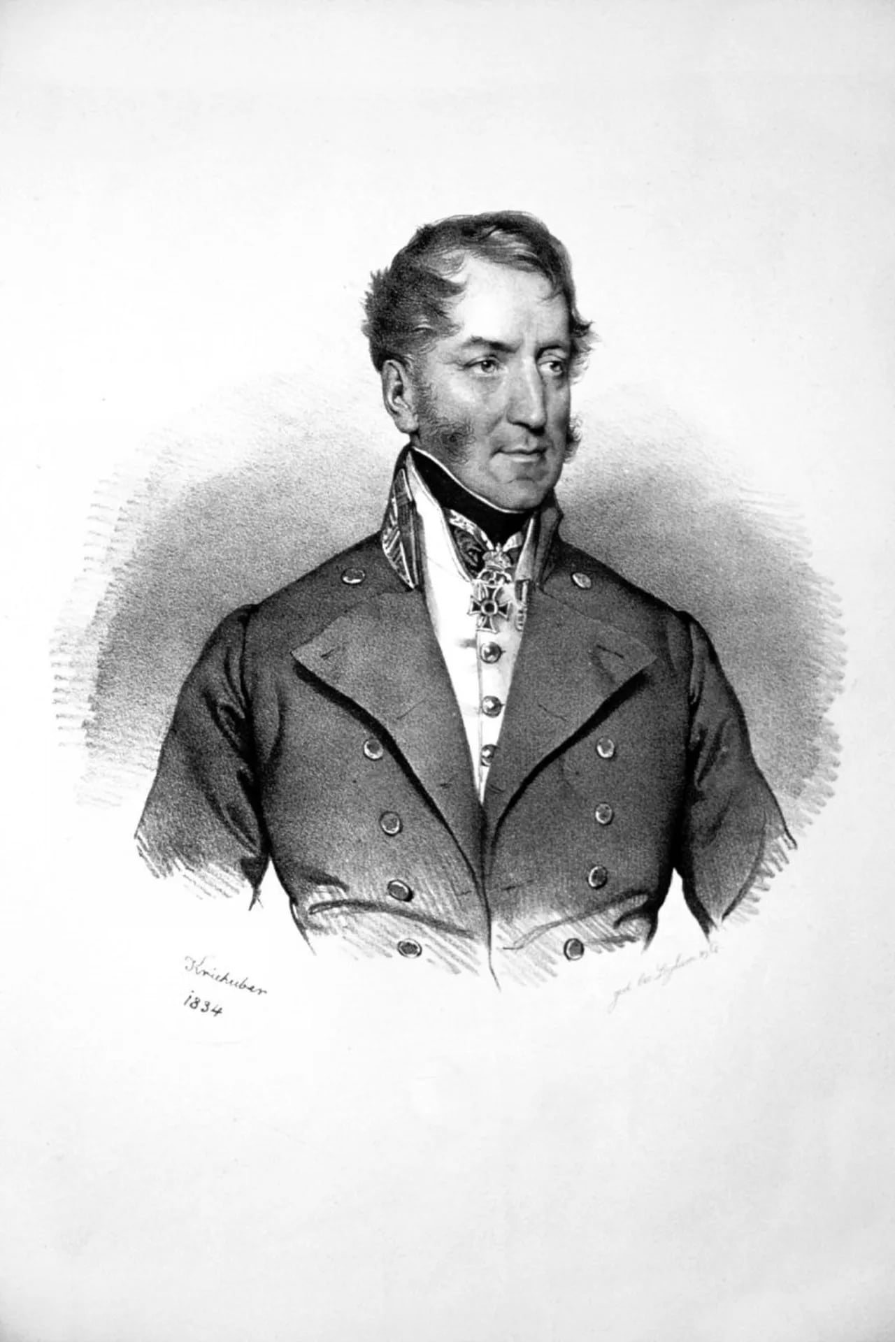 Porträt von Johann Ernst Hoyos-Sprinzenstein (1779–1849) – Gedenkseite