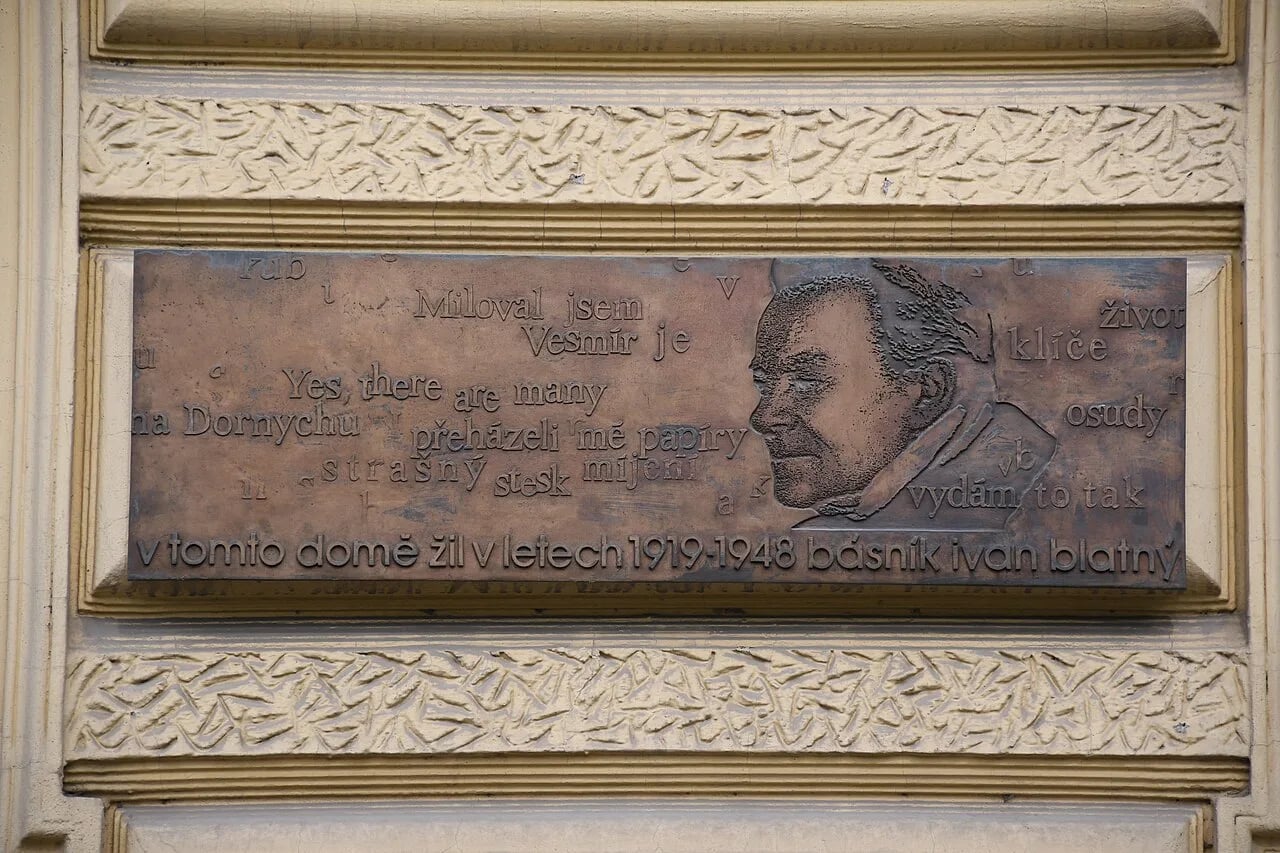 Porträt von Ivan Blatný (1919–1990) – Gedenkseite