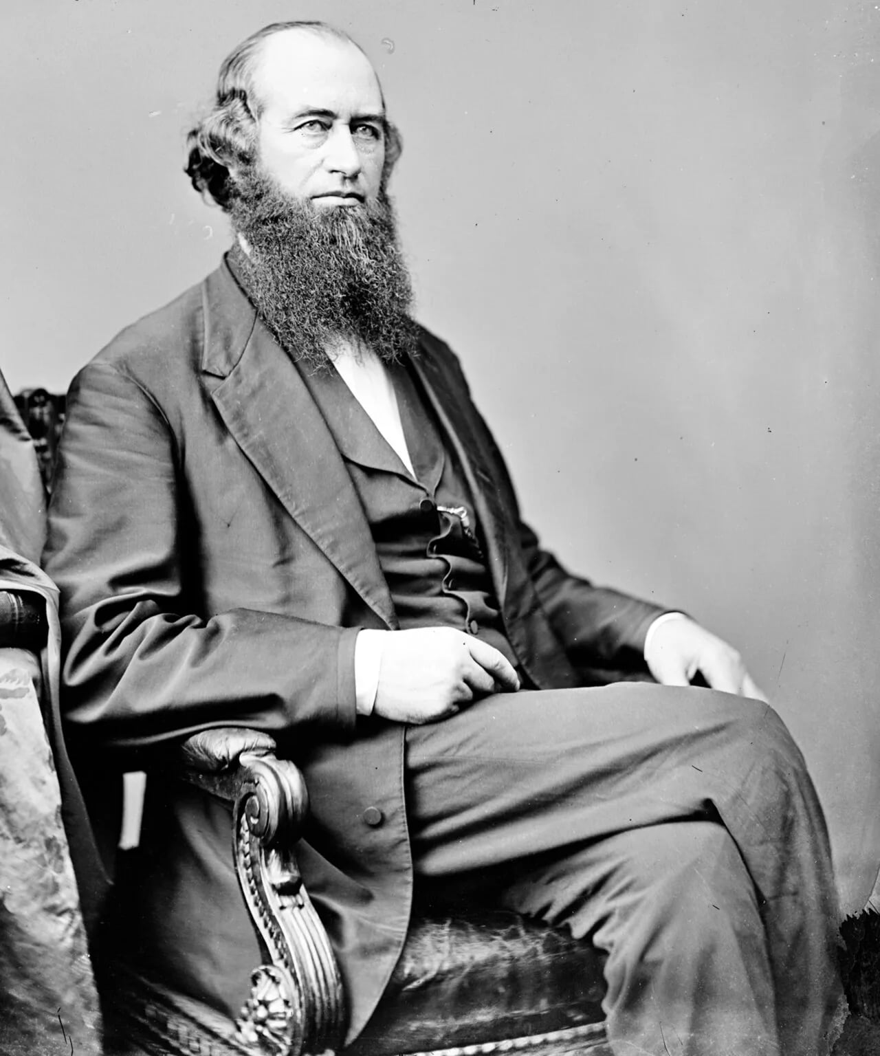 Portrait of Jacob Benton (1814–1892) – memorial page