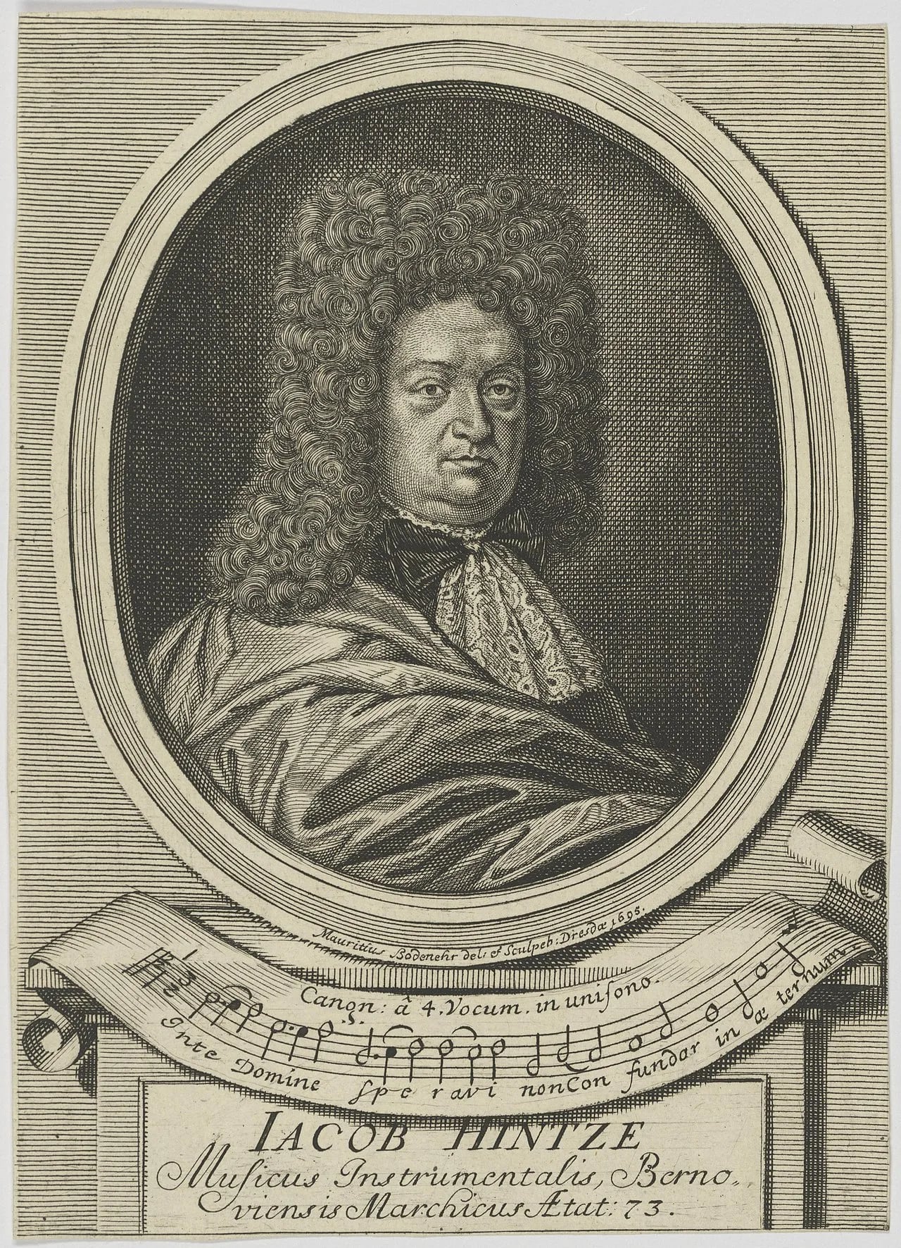 Porträt von Jacob Hintze (1622–1702) – Gedenkseite