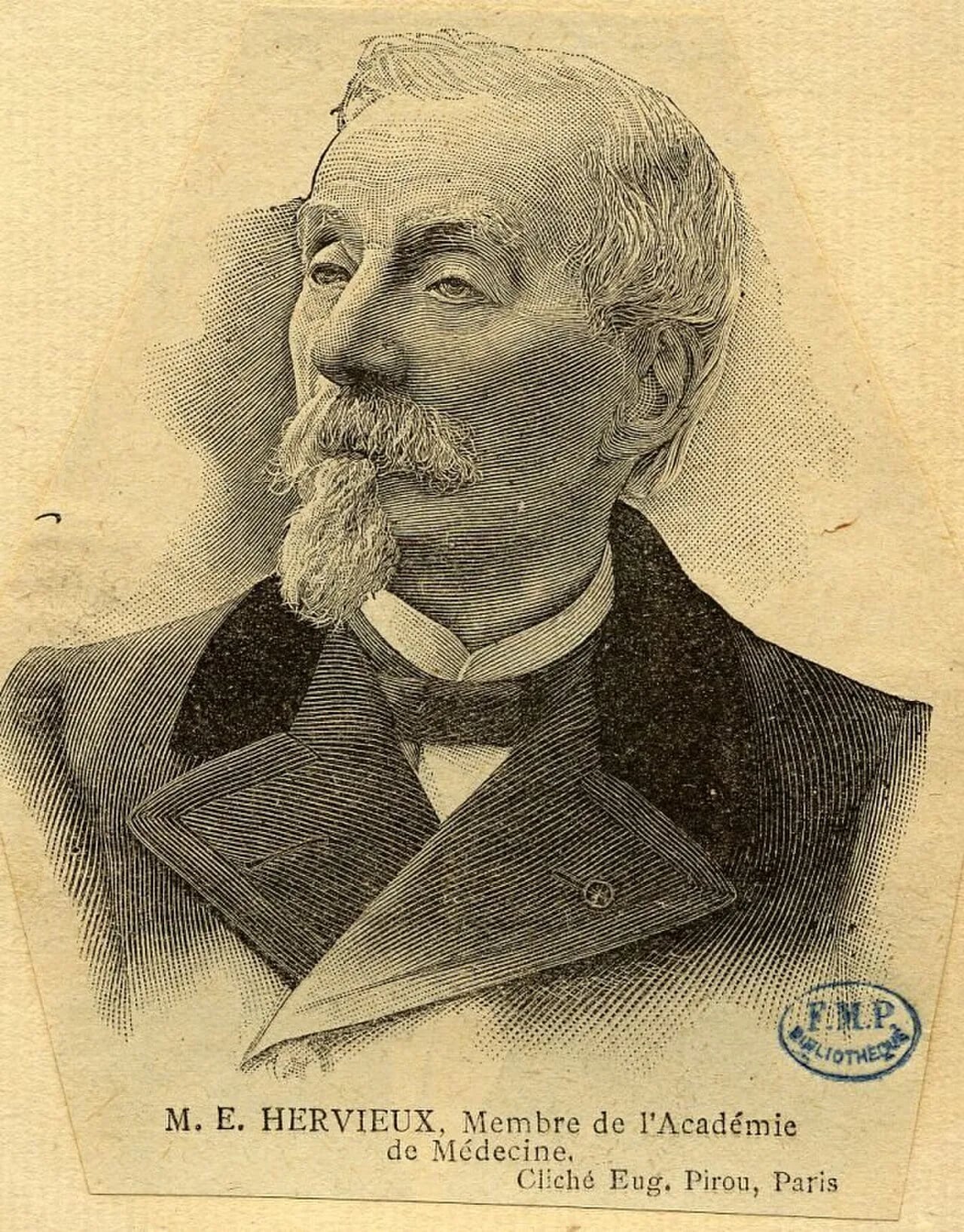 Portrait of Jacques François Édouard Hervieux (1818–1905) – memorial page