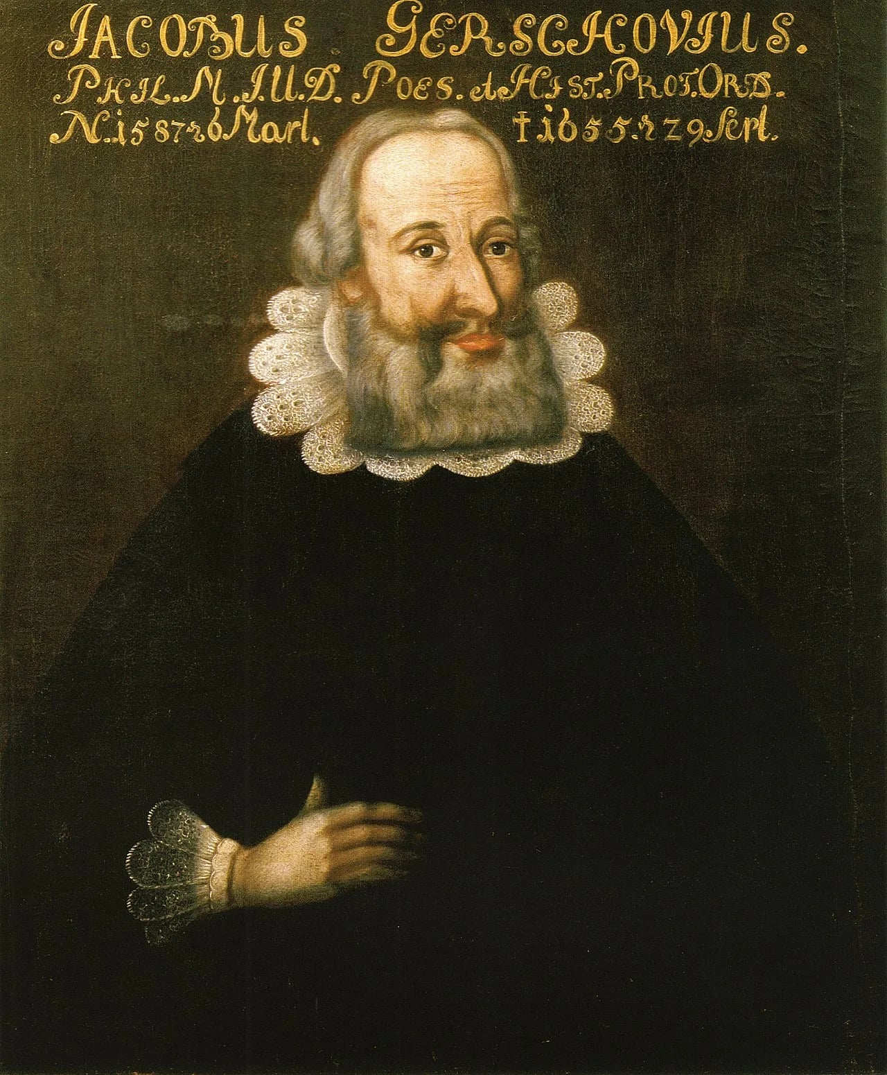 Porträt von Jakob Gerschow (1587–1655) – Gedenkseite