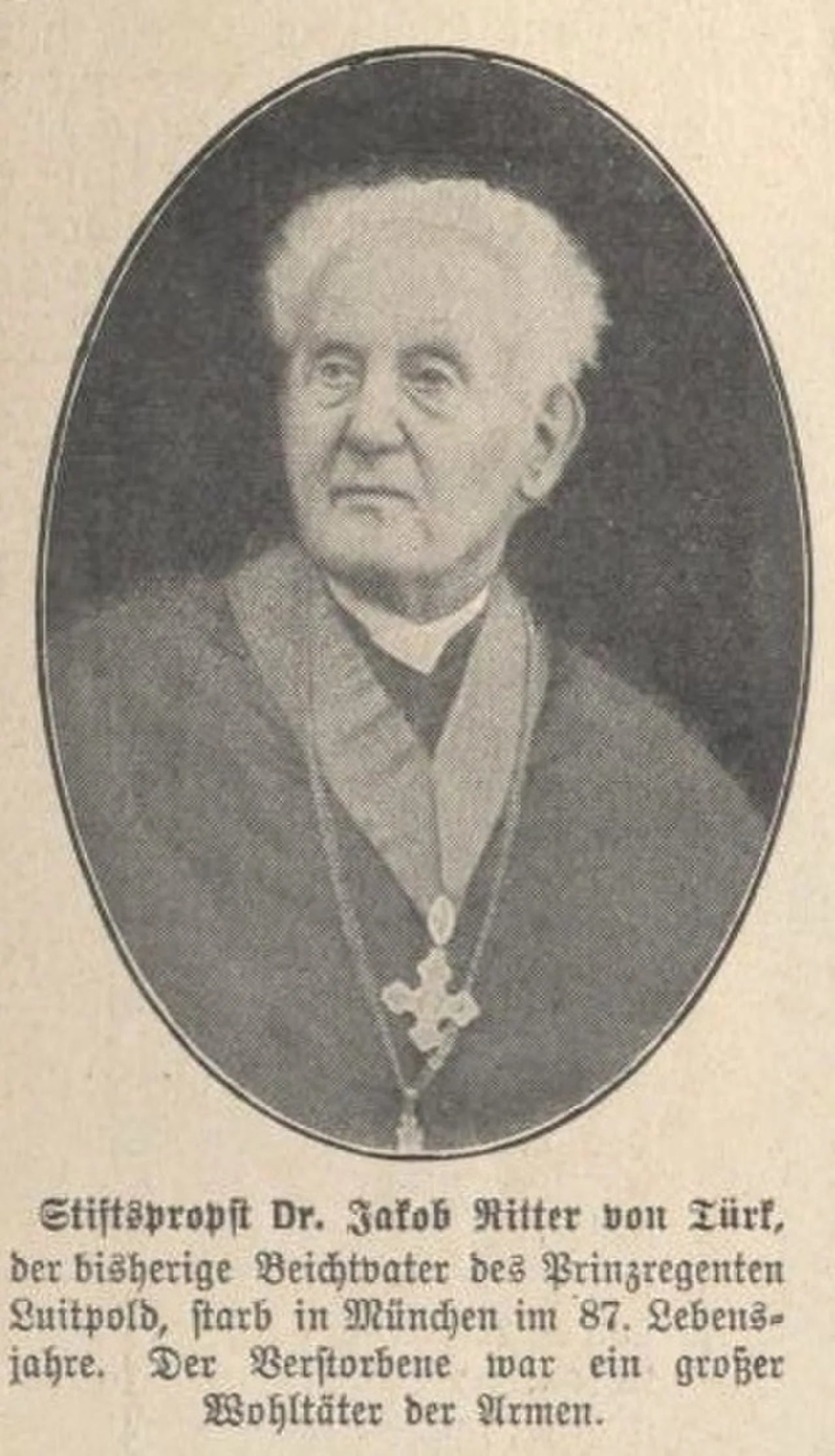 Porträt von Jakob von Türk (1826–1912) – Gedenkseite