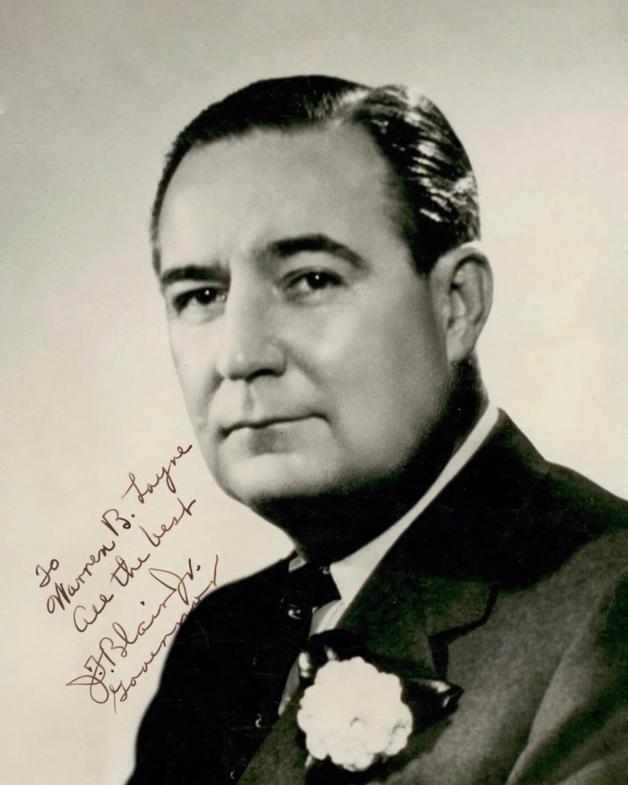 Porträt von James T. Blair (1902–1962) – Gedenkseite